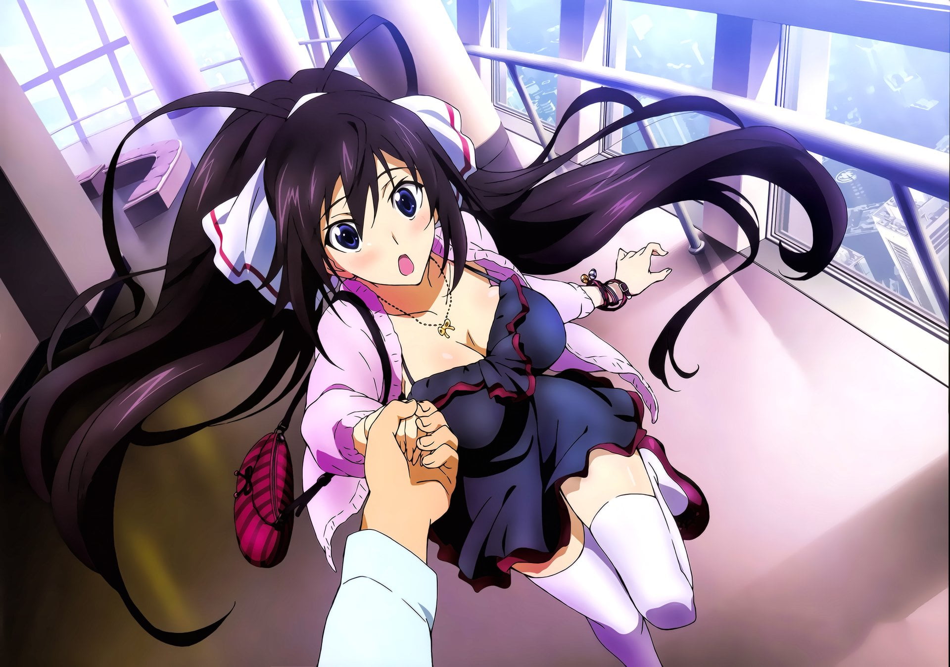 disguise, mask - disguise, pink color, indoors, female likeness, craft, Infinite Stratos, representation, close-up, Anime, Houki Shinonono, creativity, HD Wallpaper