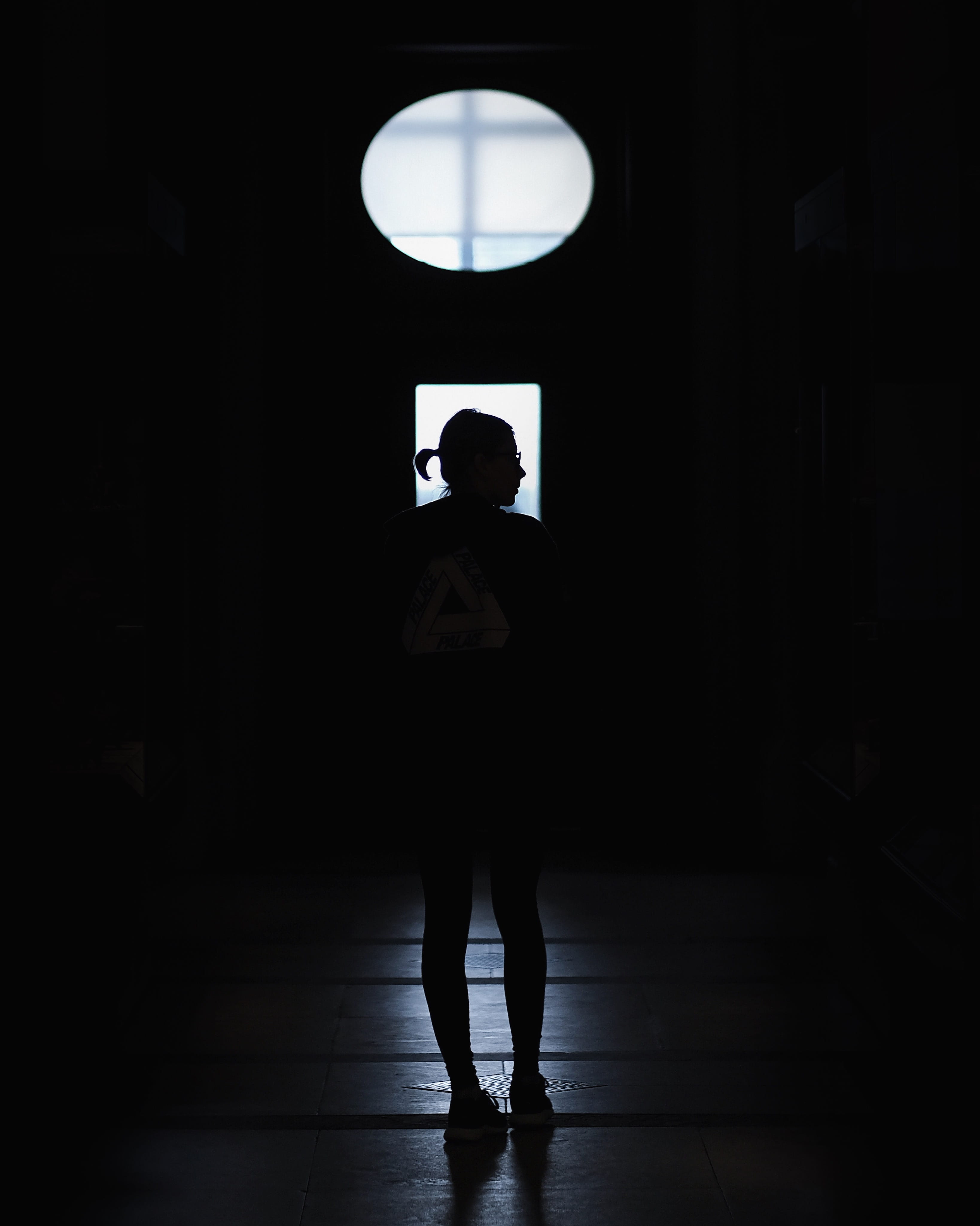 real people, people, architecture, contemplation, arcade, shadow, full length, one person, corridor, person, back Lit, young adult, women, walking, standing, Phone HD Wallpaper