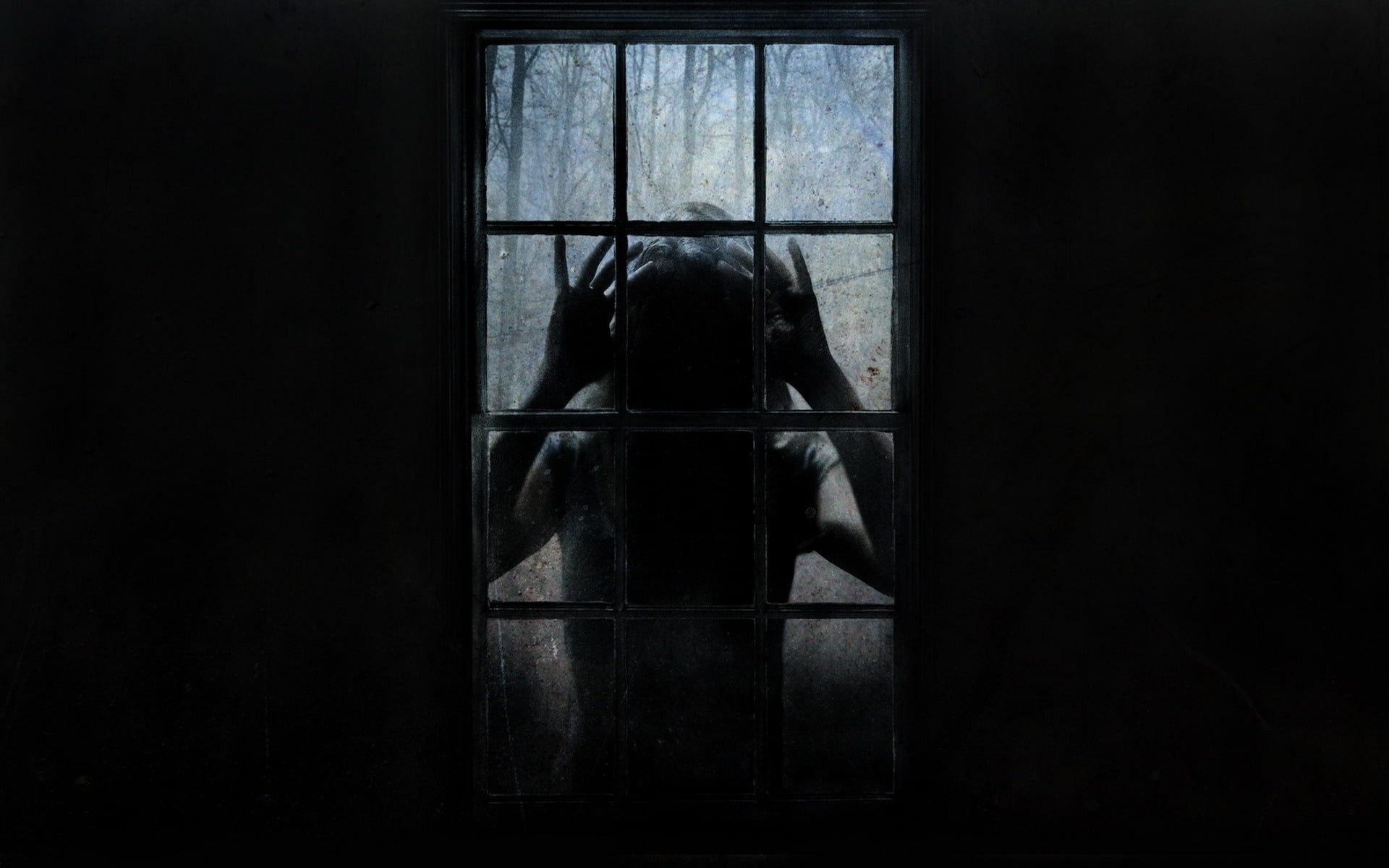 full length, architecture, white, prison, window, portrait, emotion, distraught, adult, prisoner, 1080P, transparent, mammal, loneliness, depression - Sadness, HD Wallpaper