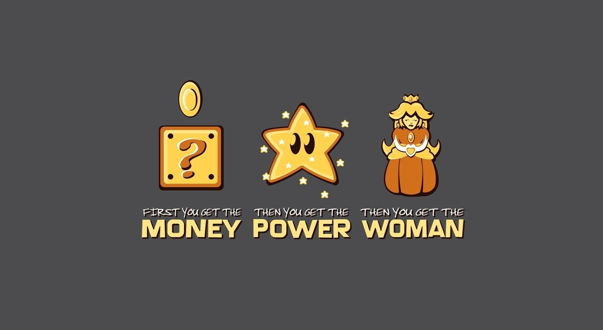 illustration, star, text, information, communication, Woman, 1080P, information sign, Money, yellow, s, Mario, sign, night, capital letter, human representation, HD Wallpaper