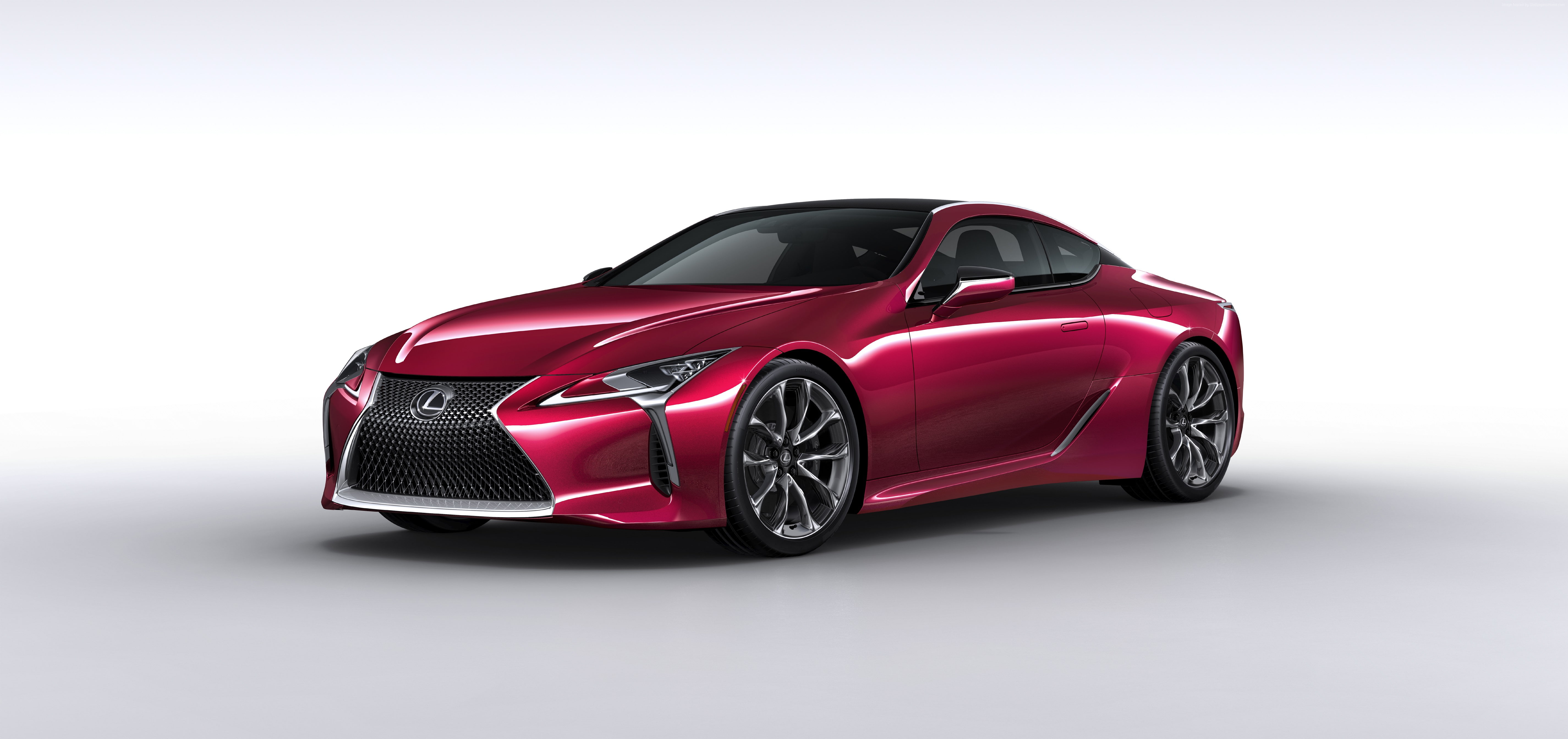 Lexus LC 500, 5K, red, detroit auto show 2016, sport car, HD Wallpaper
