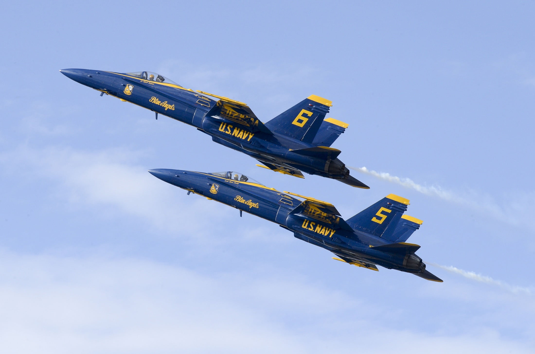 air Force, military airplane, maneuvers, sortie, nature, on the move, aerospace industry, flight, two, 1080P, low angle view, navy, aircrafts, flying, HD Wallpaper
