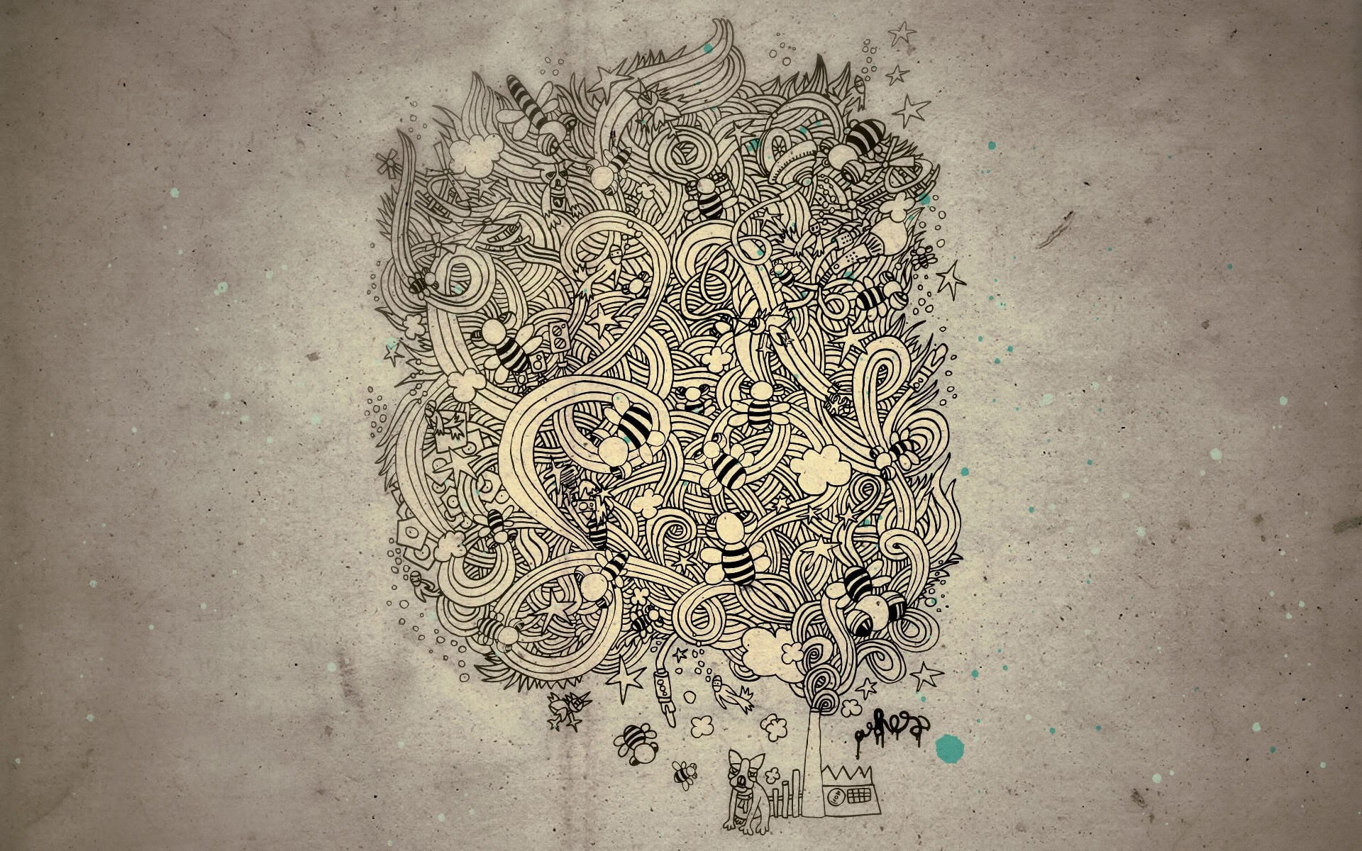 body part, the past, floral pattern, dog, symbol, line, creativity, built structure, doodle, textured, black, history, paper, design, abstract, decoration, HD Wallpaper
