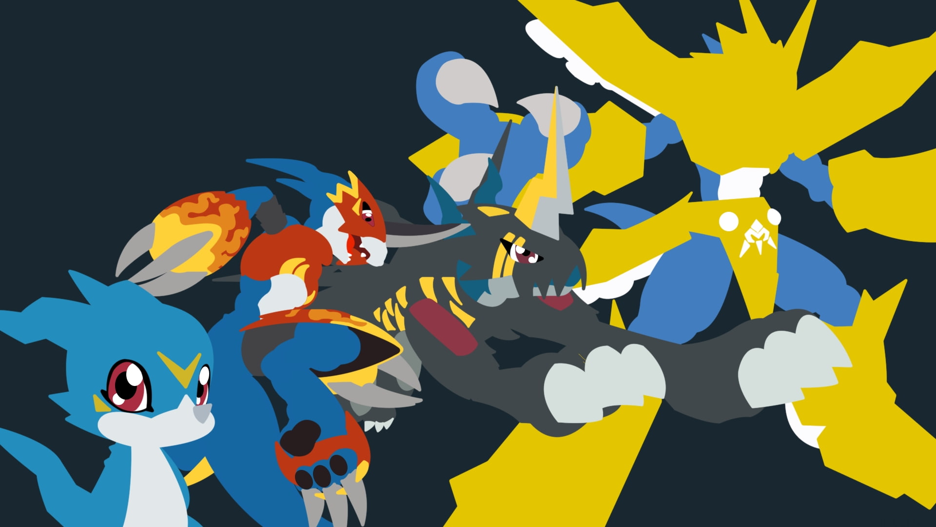 hd, 1080P, digimon, anime, art, HD Wallpaper
