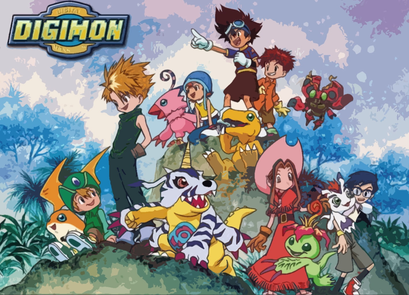 hd, 720P, digimon, anime, x, art, HD Wallpaper