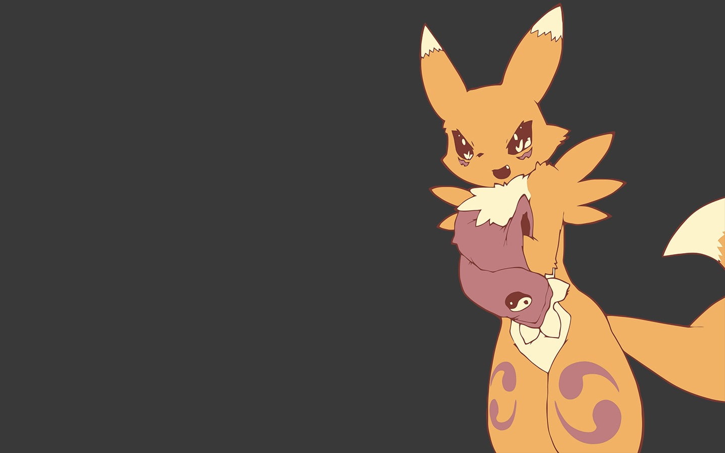 art, furry, digimon, hd, x, anime, 720P, fandom, Renamon, HD Wallpaper