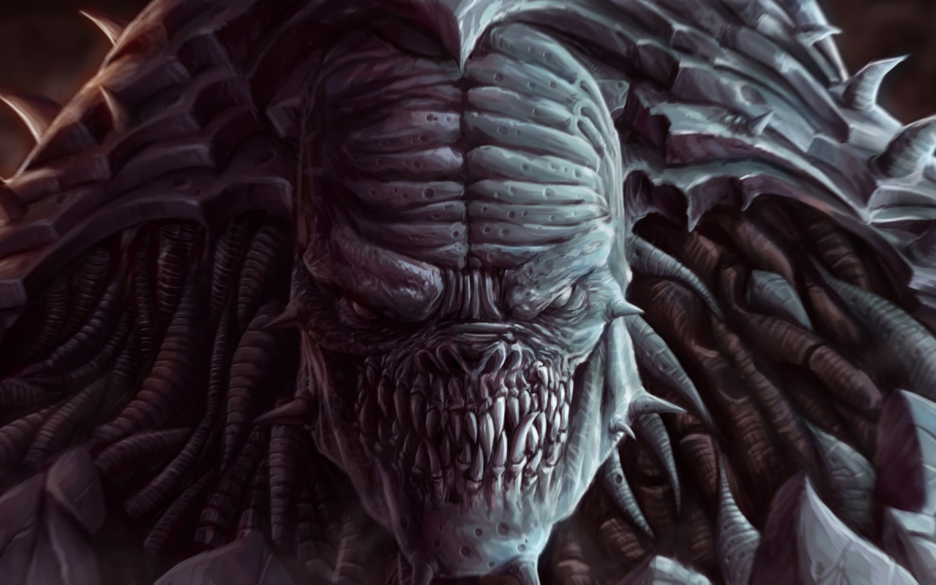 anatomy, day, nature, marine, gears of war, close-up, biology, animal themes, full frame, human Head, indoors, animal wildlife, large group of objects, HD Wallpaper