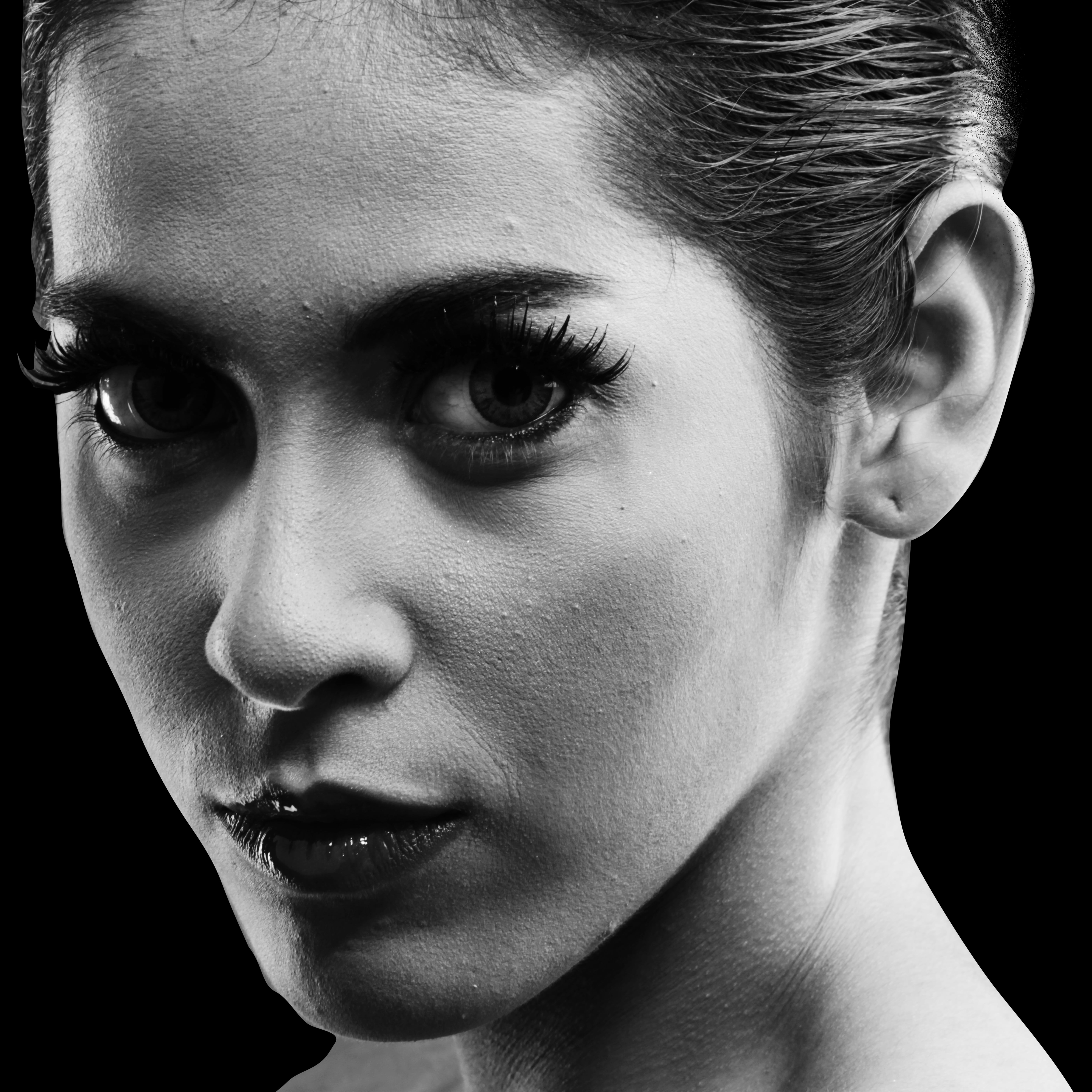 men, skin, fashion, people, grayscale, black And White, depression - sadness, real people, indoors, women, face, body part, one Person, contemplation, portrait, Phone HD Wallpaper
