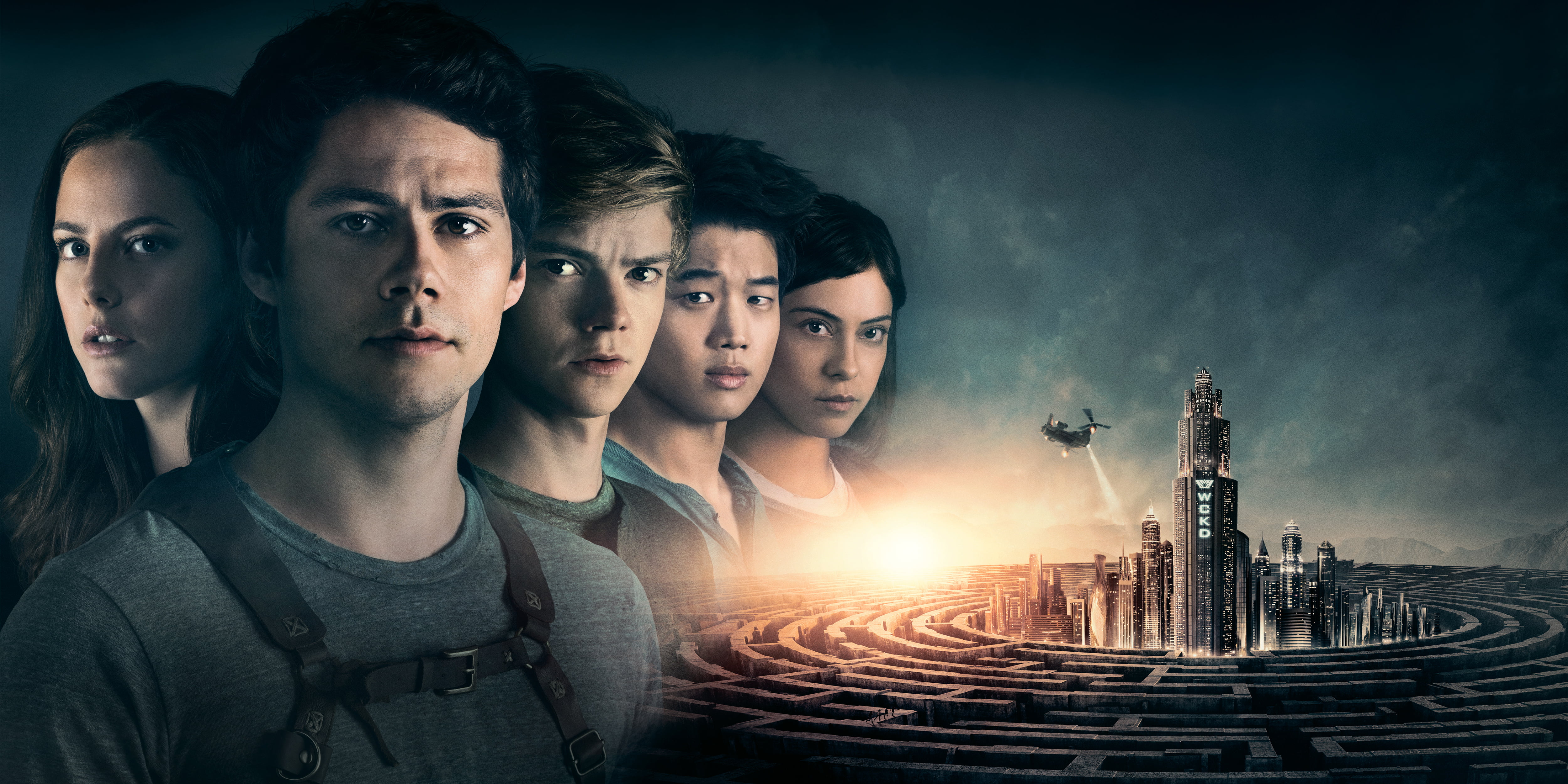 maze runner the death cure, digital composite, looking at camera, arts culture and entertainment, movies, portrait, spirituality, 4k, sky, emotion, real people, HD Wallpaper