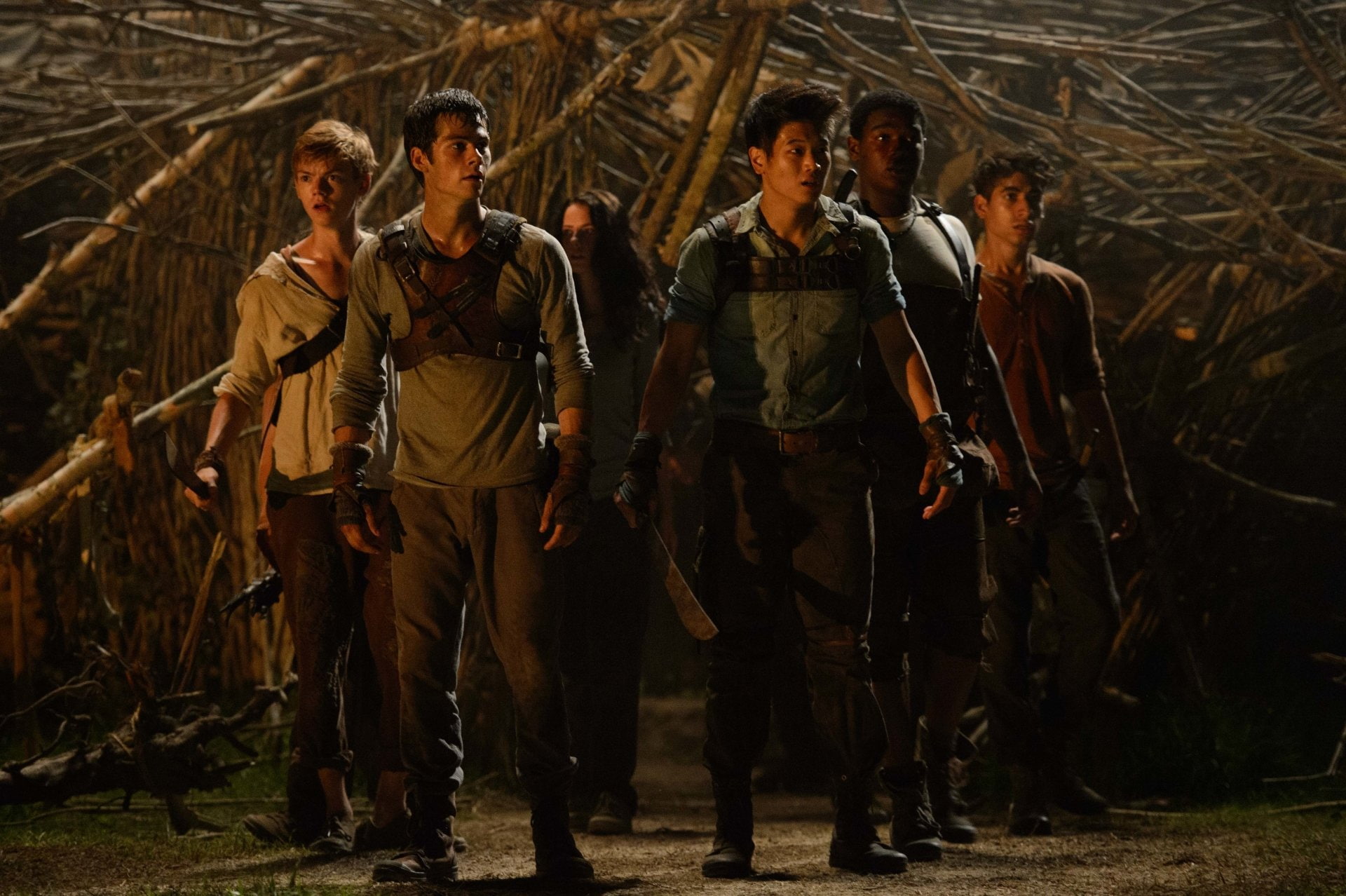 Thomas Brodie-Sangster, Maze Runner: The Scorch Trials, Ki Hong Lee, Dylan OBrien, Movie, 1080P, HD Wallpaper
