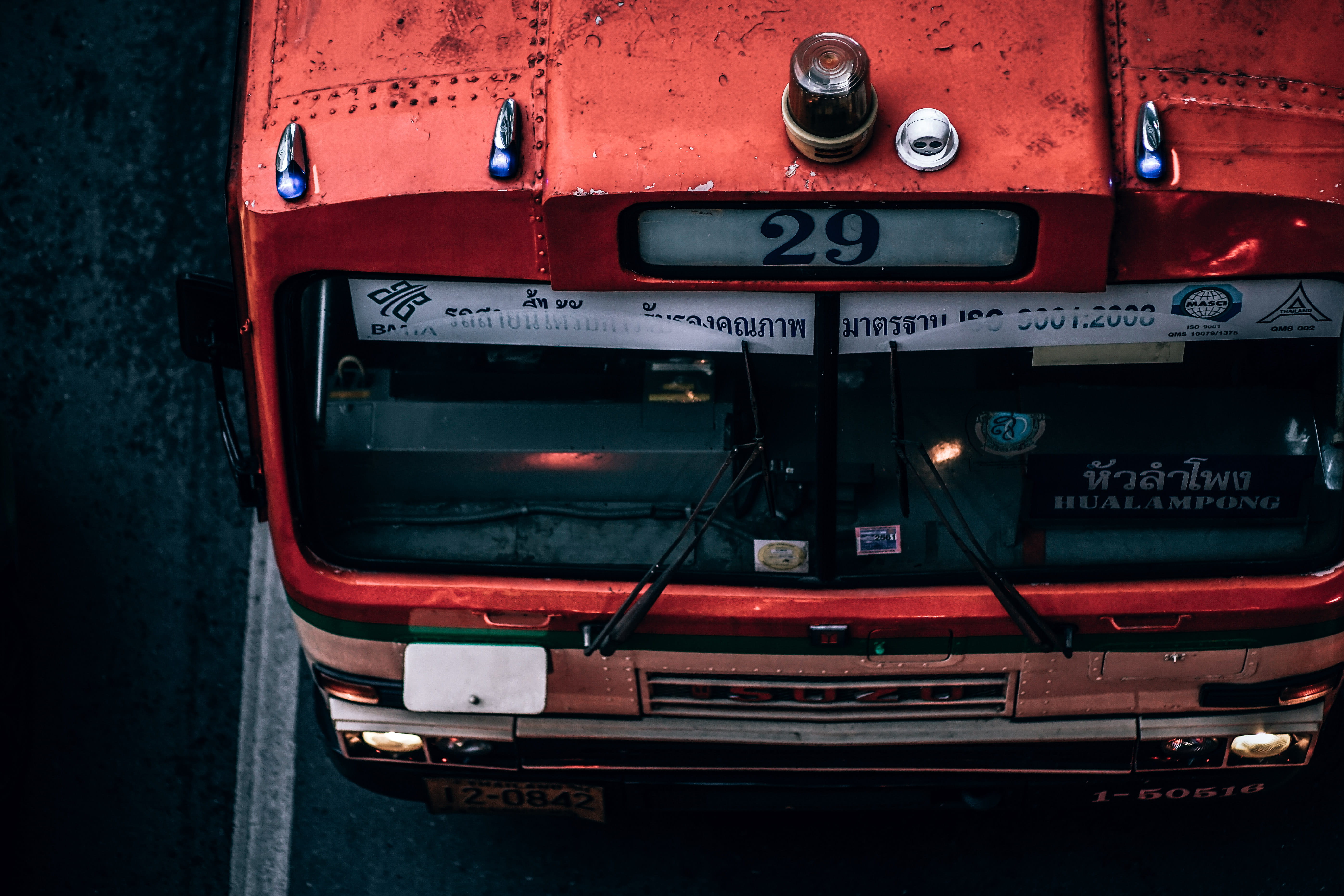 truck, vintage, street, automotive, engine, motor vehicle, technology, auto, 5K, outdoors, western script, public transportation, sign, asia, car, communication, HD Wallpaper