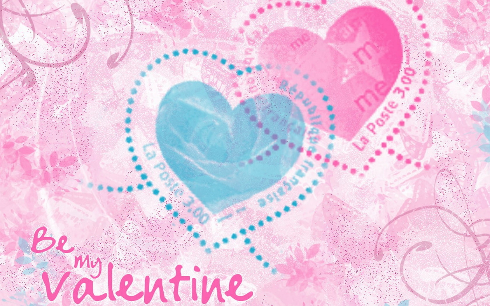 Love, 720P, Two, Valentine, Heart, hearts, HD Wallpaper