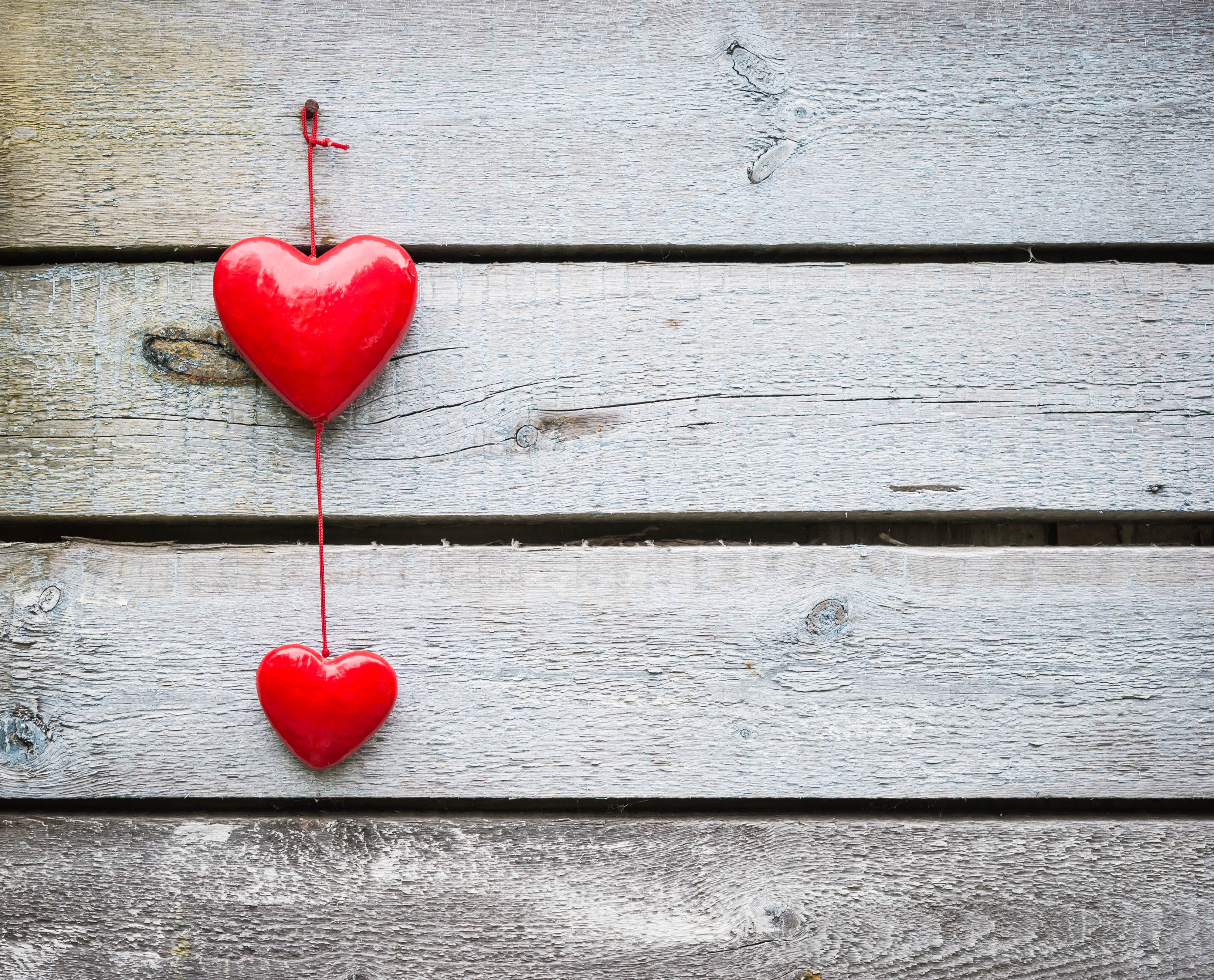 romantic, red, heart shape, food, love, decors, emotion, wall - building feature, valentines day - holiday, close-up, two, food and drink, sweet, day, hanging, HD Wallpaper