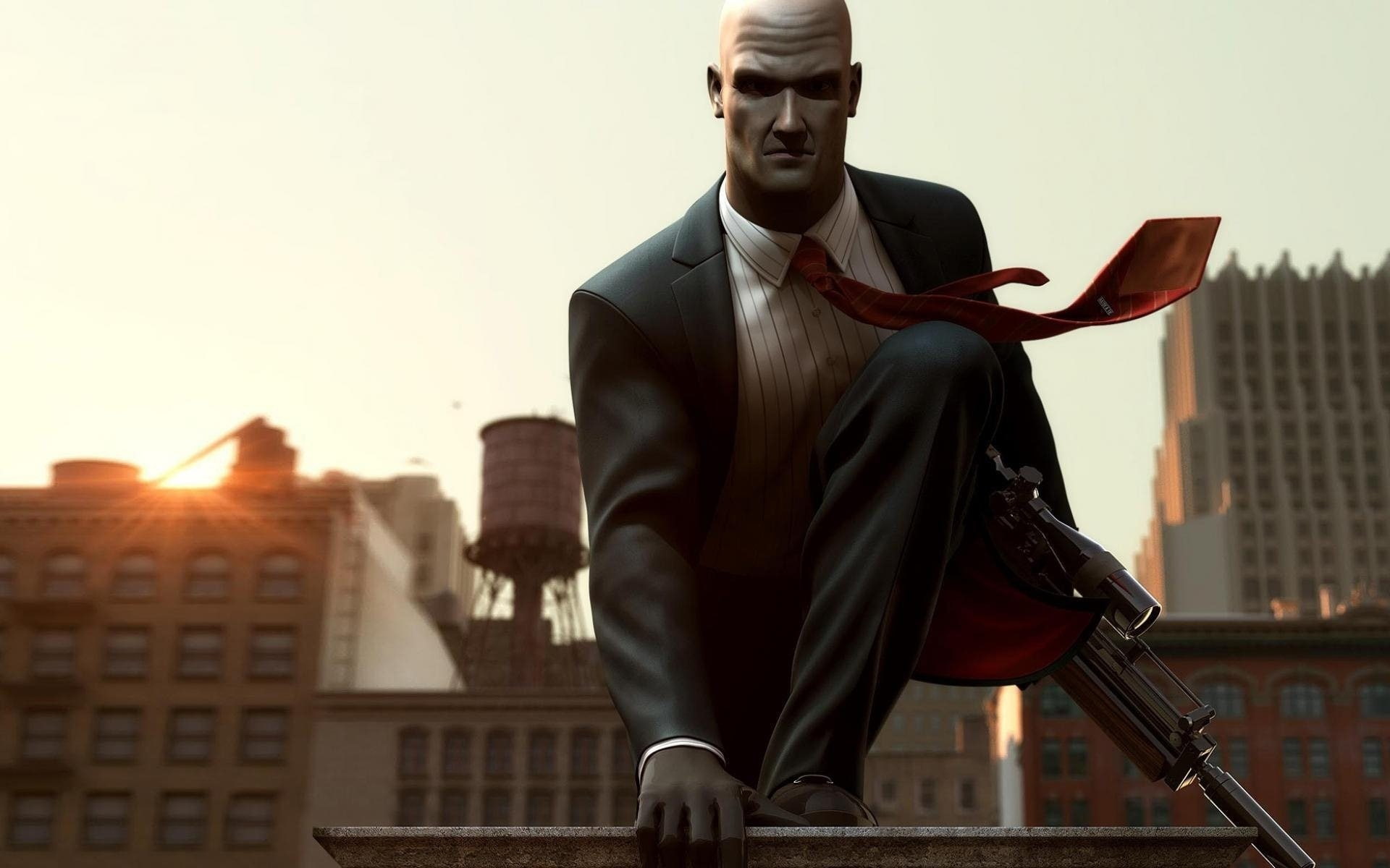 crime, bold, game, action, guns, hitman, 1080P, HD Wallpaper