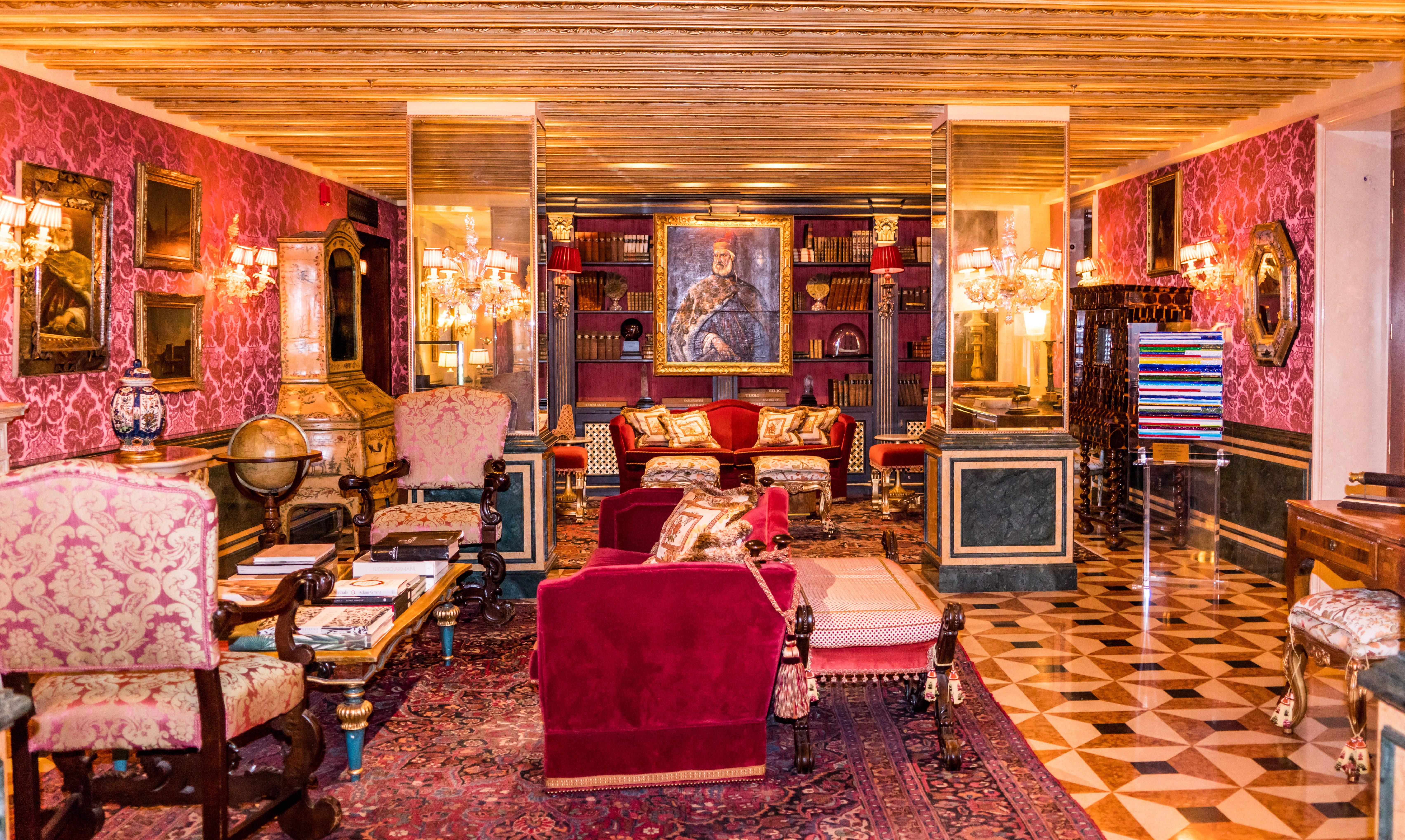 travel, venice italy gritti palace, table, comfortable, historic, ornate, wealth, indoors, beauty in nature, elegance, armchair, history, luxury, no people, HD Wallpaper
