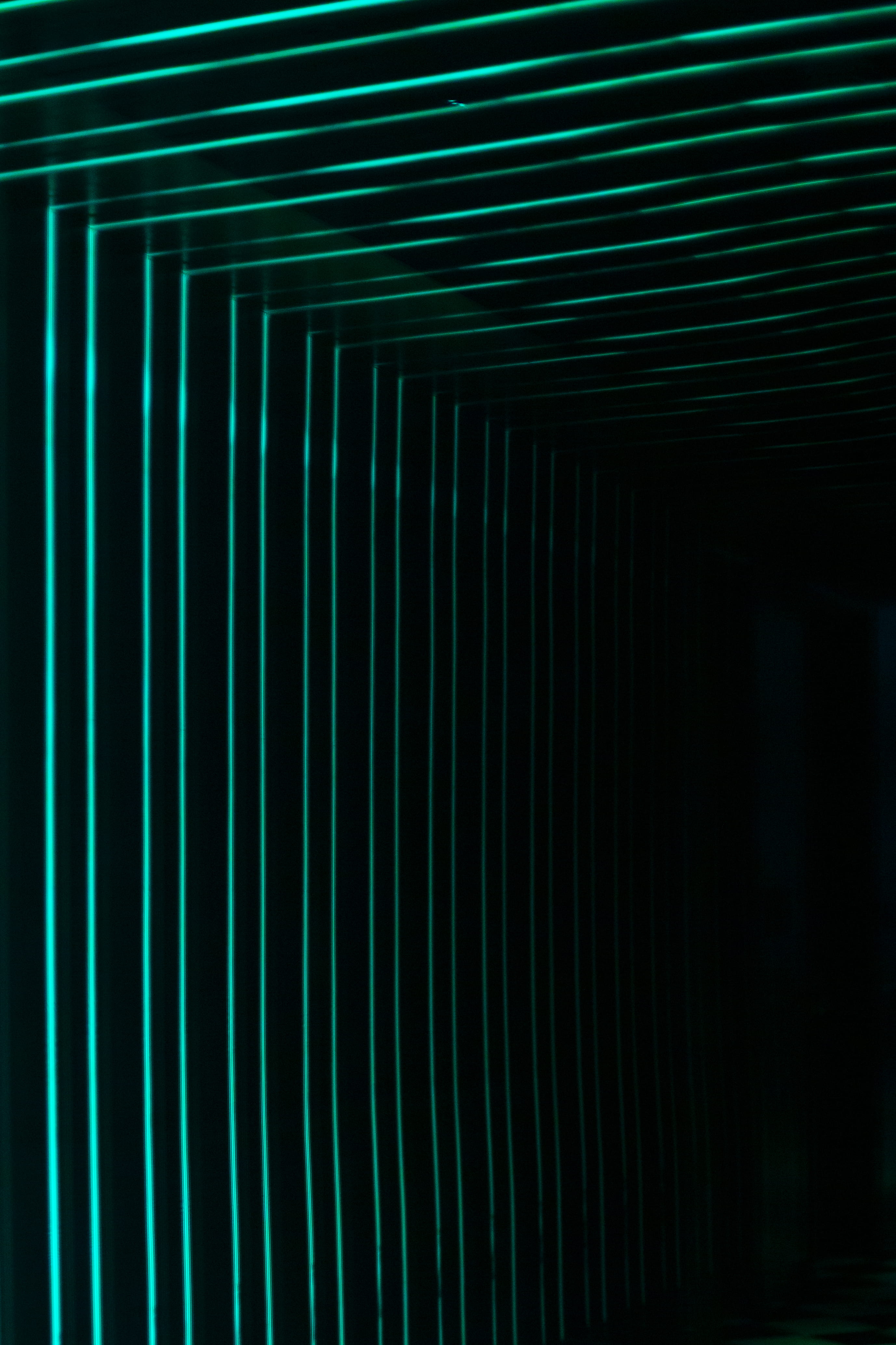 lobby, abstract, door, wall - building feature, lights, repetition, night, in a row, graphics, pattern, art, indoors, neon, hotel, united states, Phone HD Wallpaper