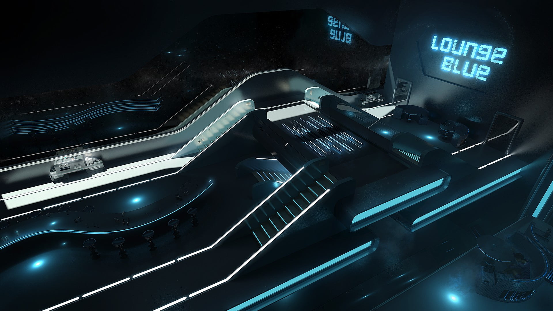 control, high angle view, space station, connection, architecture, text, three Dimensional, city, illuminated, computer monitor, communication, computer, HD Wallpaper