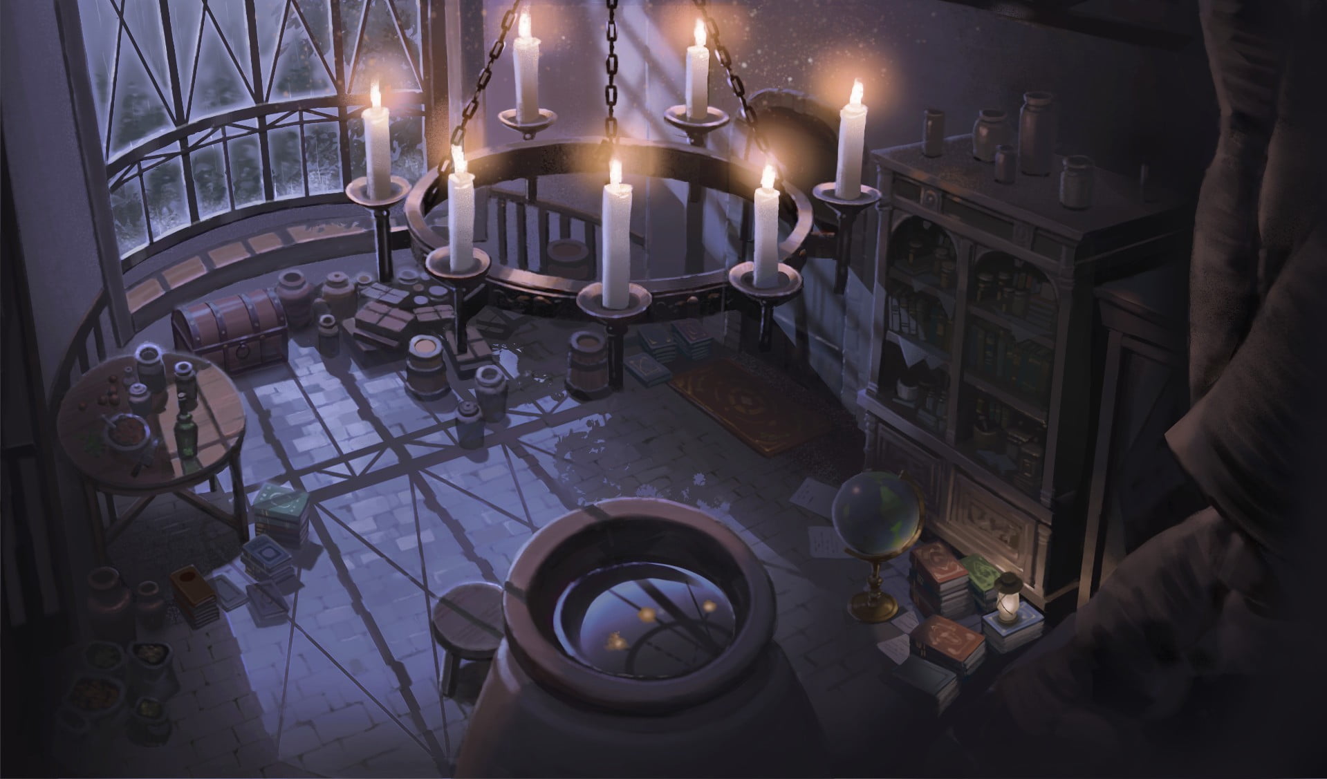 burning, lifestyles, container, spooky, flooring, real people, high angle view, candles, glass, heat - temperature, table, brown, 720P, household equipment, HD Wallpaper