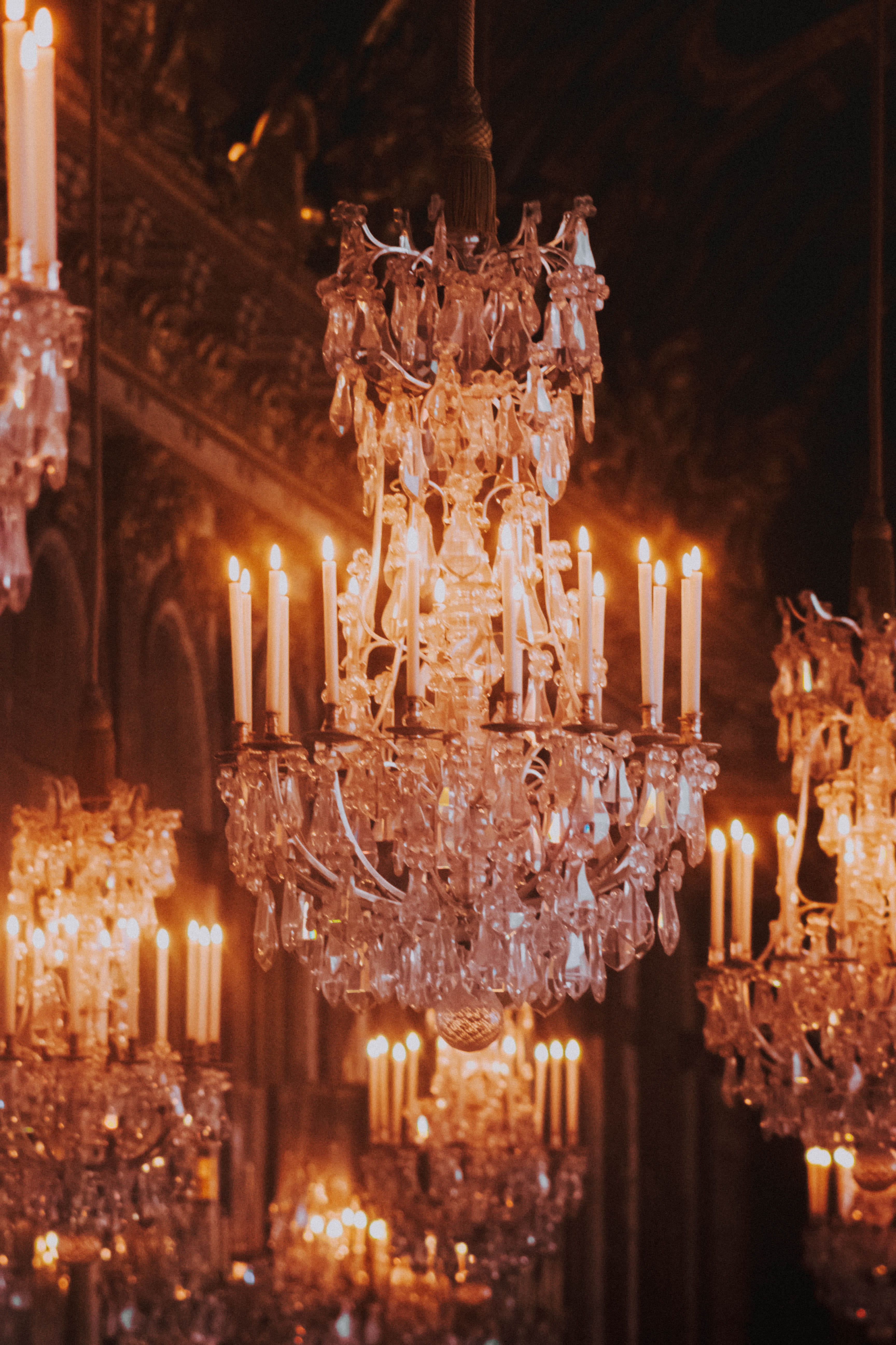 fire, geometric, architecture, burning, france, candle, château de versailles, arch, chandelier, art, no people, versailles, 5K, spirituality, travel, Phone HD Wallpaper