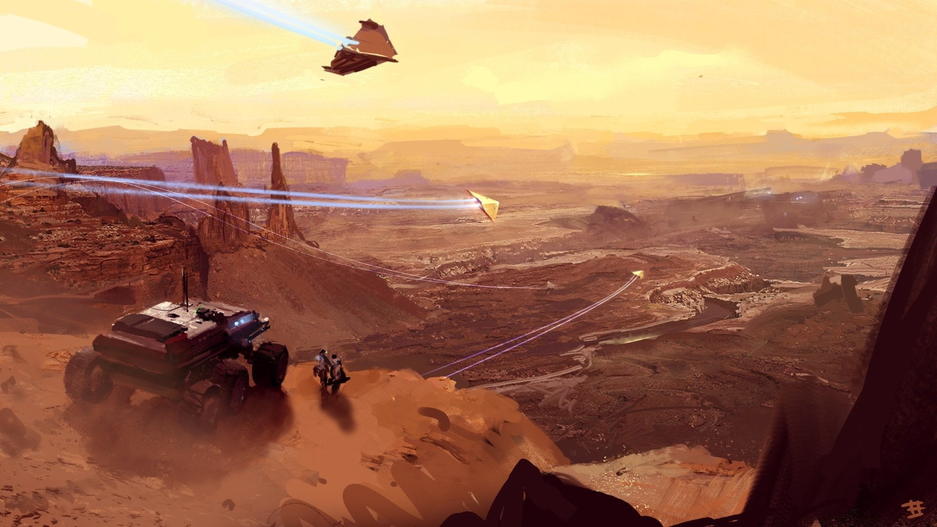 1080P, Video Game, Homeworld: Deserts of Kharak, HD Wallpaper