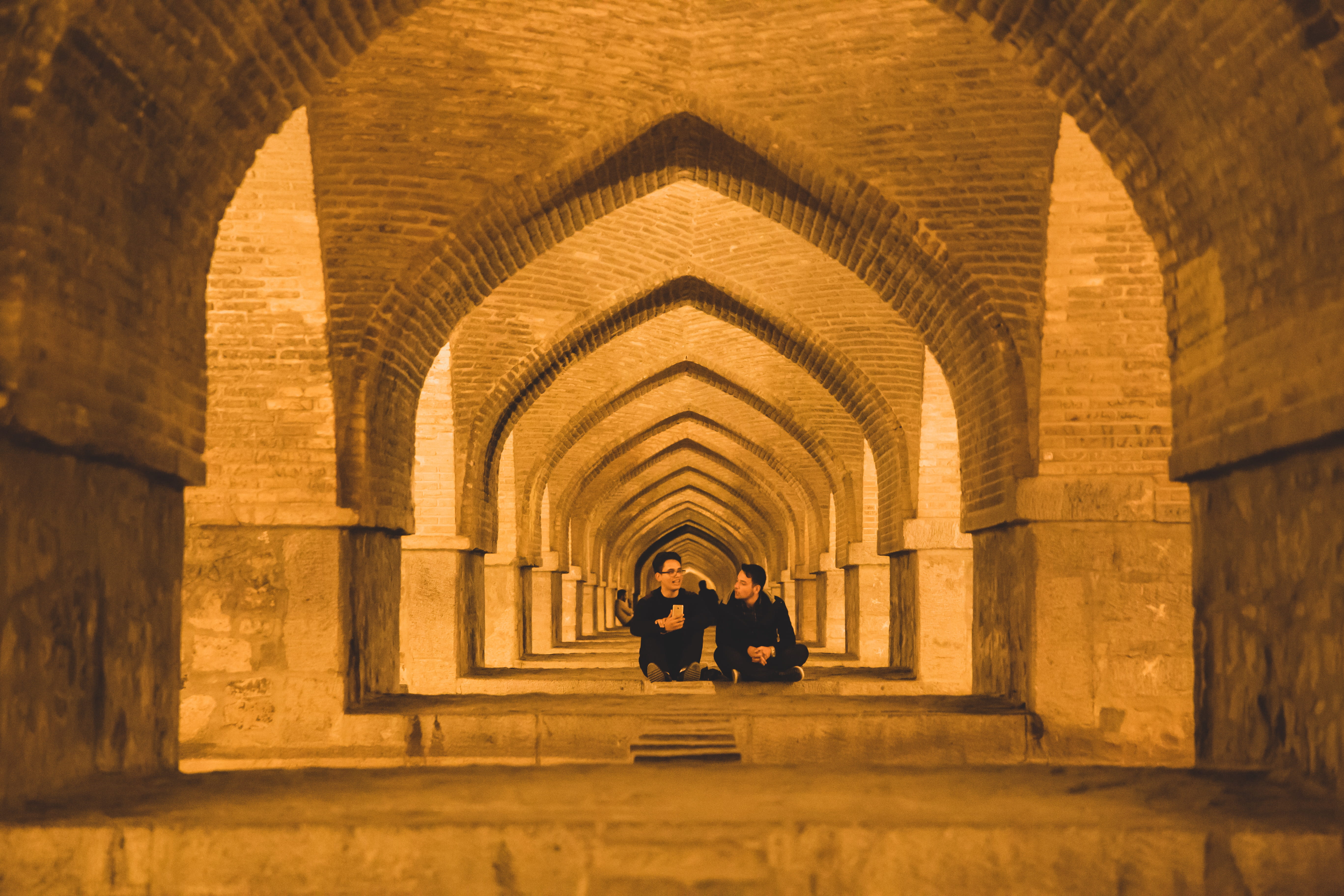 women, built structure, arch, architecture, isfahan, adult, building, indoors, lifestyles, travel destinations, isfahan province, men, the past, sitting, HD Wallpaper