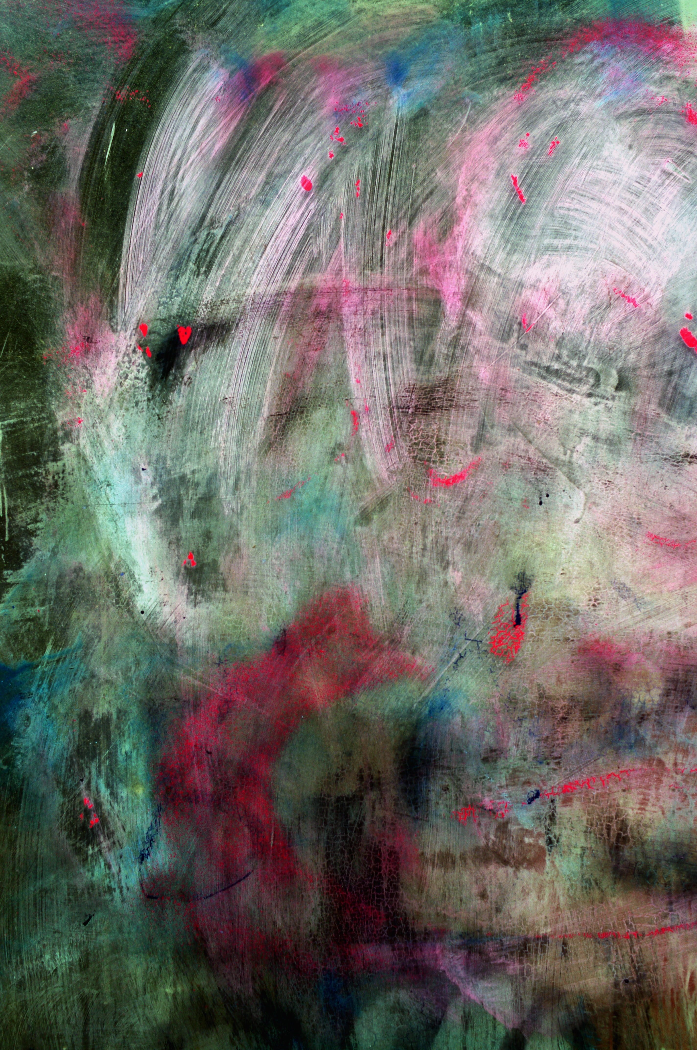 vitality, watercolor painting, art and craft, graffiti, textured effect, red, 4K, multi colored, white, paintings, strokes, green, textured, studio shot, Phone HD Wallpaper