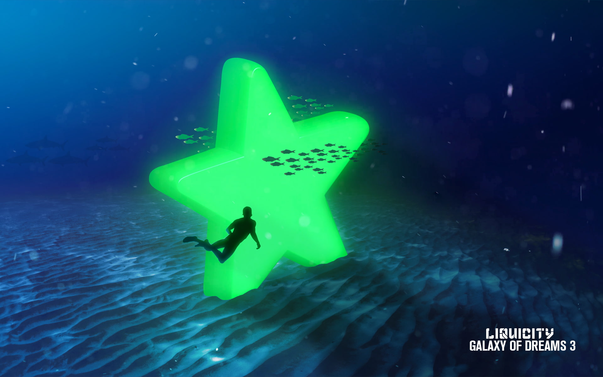 Liquicity, 1080P, drum and bass, music, digital art, underwater, HD Wallpaper