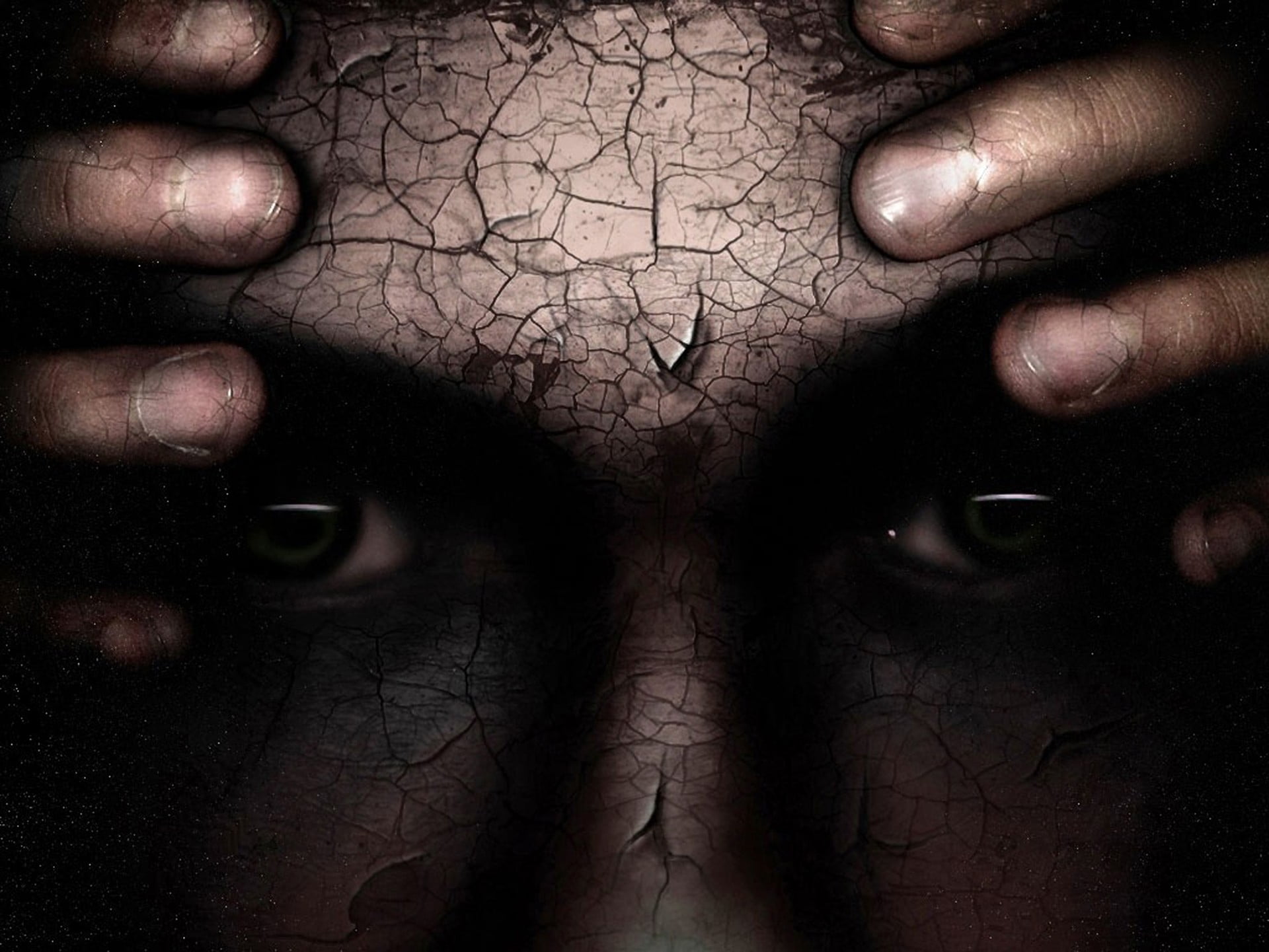 adult, close-up, young adult, outdoors, human body part, eye, face, body part, men, front view, unrecognizable person, one person, mystery, spooky, emotion, HD Wallpaper