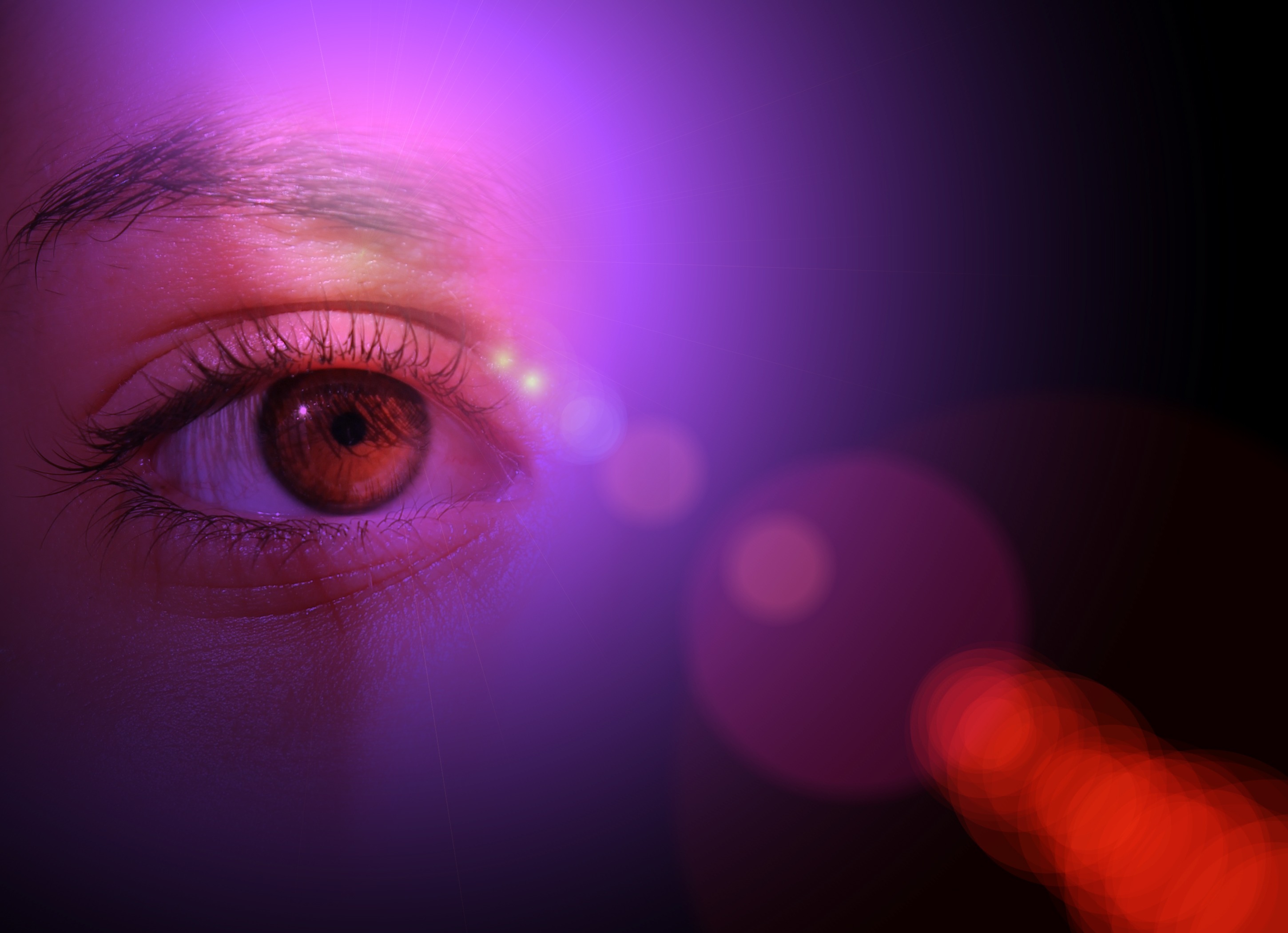 looking, sensory perception, body part, iris - eye, eyesight, close-up, light - natural phenomenon, offence, eyeball, studio shot, sin, laser, young adult, HD Wallpaper