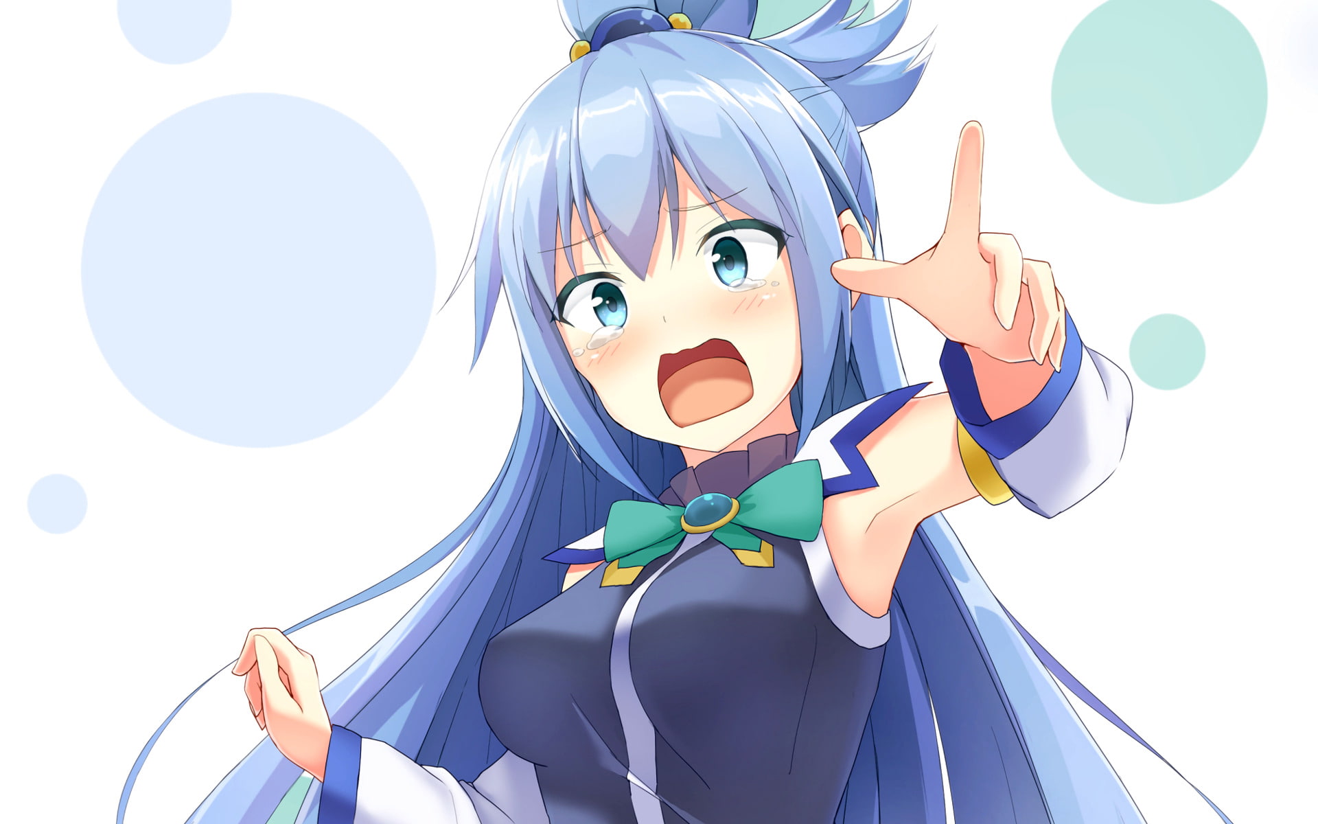 Anime, 1080P, Aqua (KonoSuba), KonoSuba – God’s blessing on this wonderful world!!, HD Wallpaper