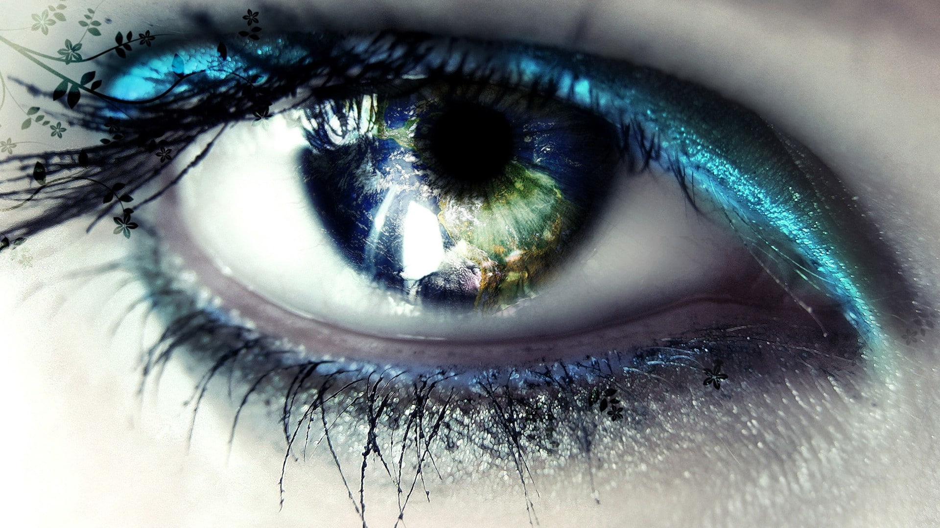 adult, human face, human eye, body part, close-up, sensory perception, eyes, beautiful woman, women, beauty, eyesight, portrait, one person, digital art, HD Wallpaper