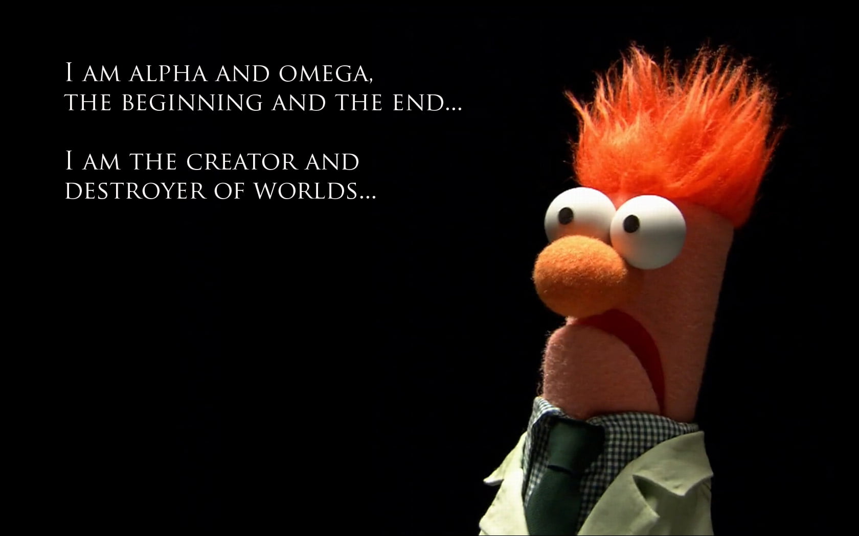 western script, close-up, Beaker, Sesame Street, studio shot, illustration, human representation, representation, message, fun, cartoon, communication, HD Wallpaper