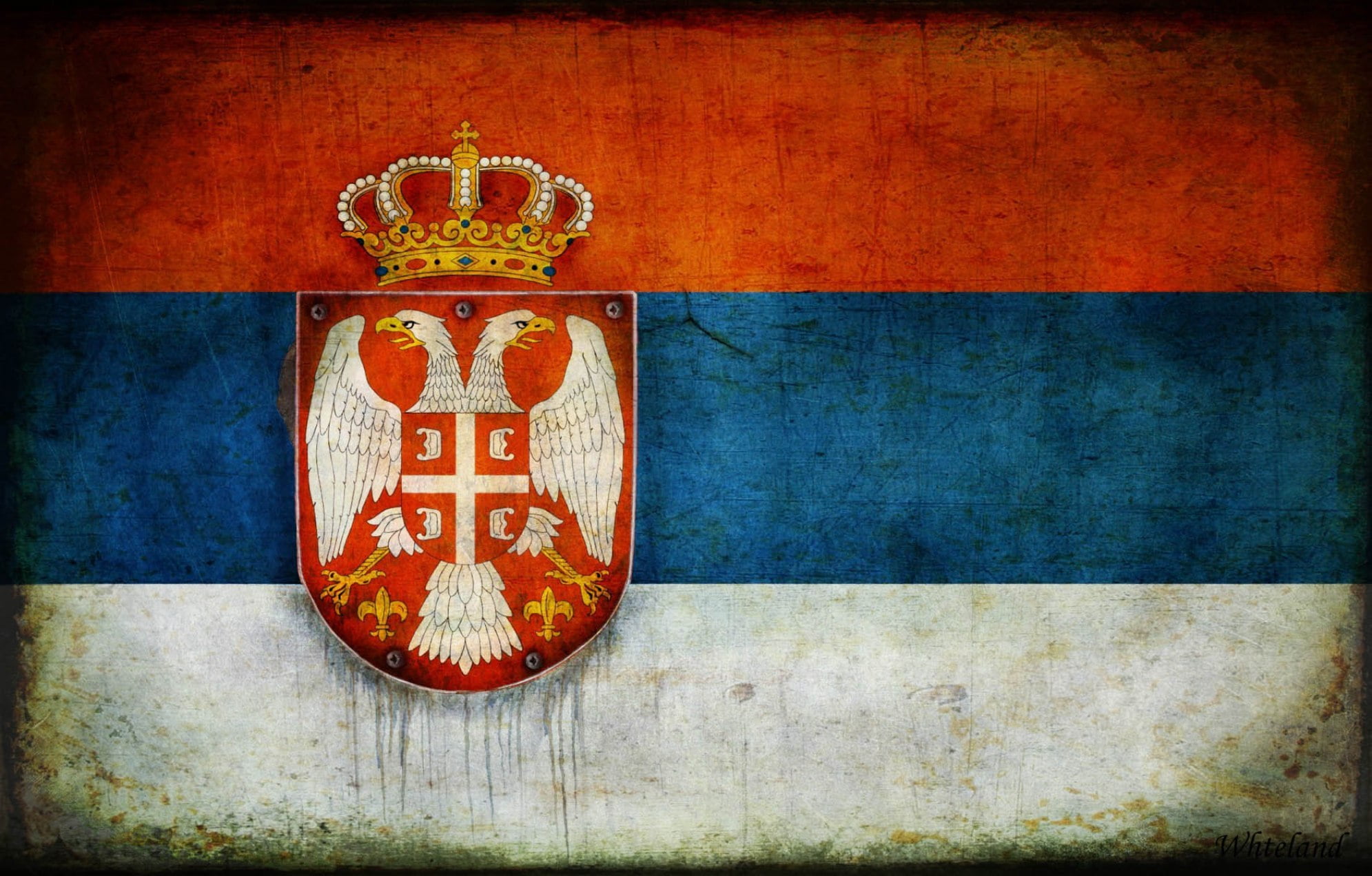 1080P, Flag, Flag of Serbia, Flags, Serbian Flag, HD Wallpaper