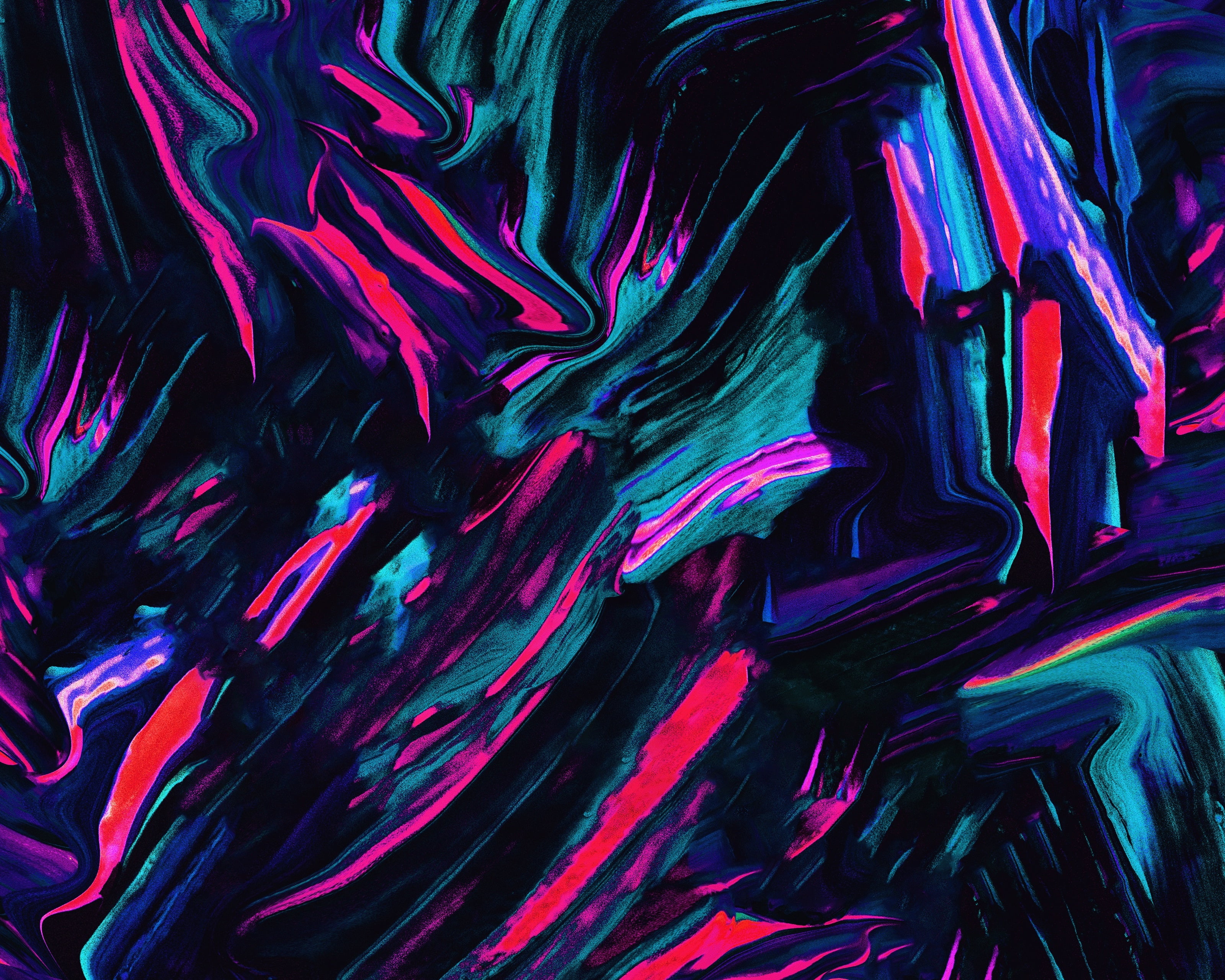 colours, paint, 2K, colour, abstract, HD Wallpaper