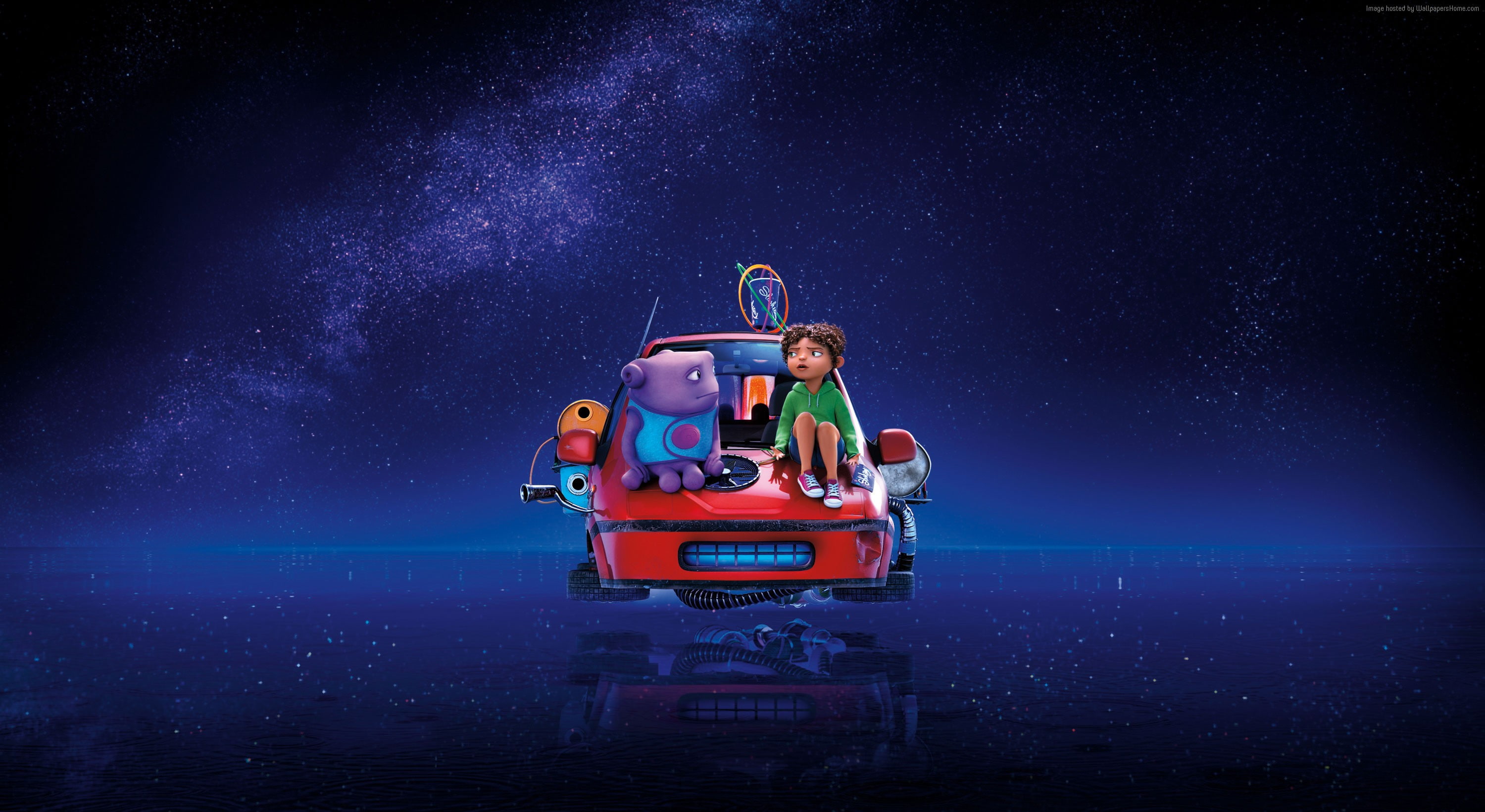 cartoon, 2K, Best Animation Movies of 2015, Home, HD Wallpaper