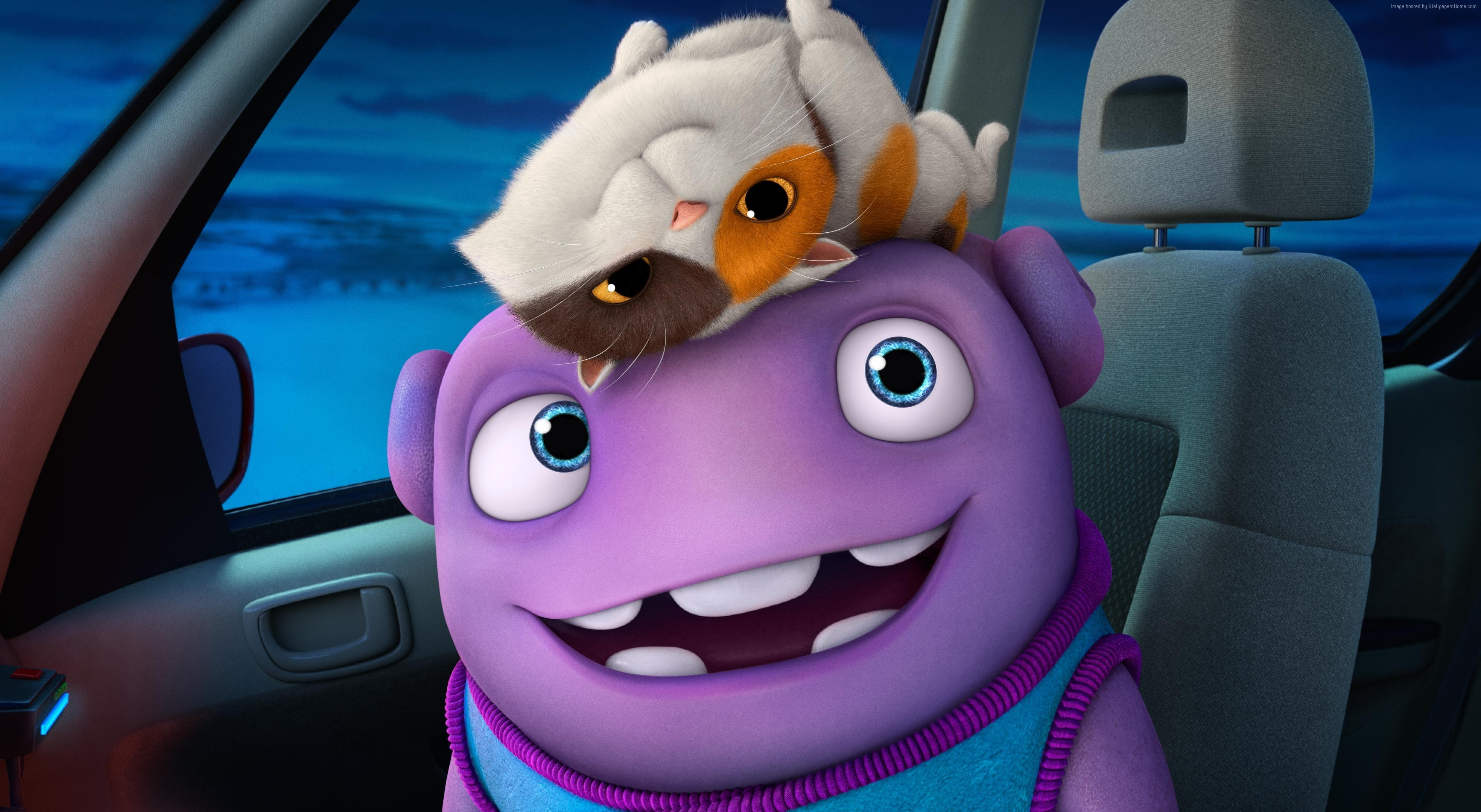 Best Animation Movies of 2015, Home, cartoon, 4K, HD Wallpaper