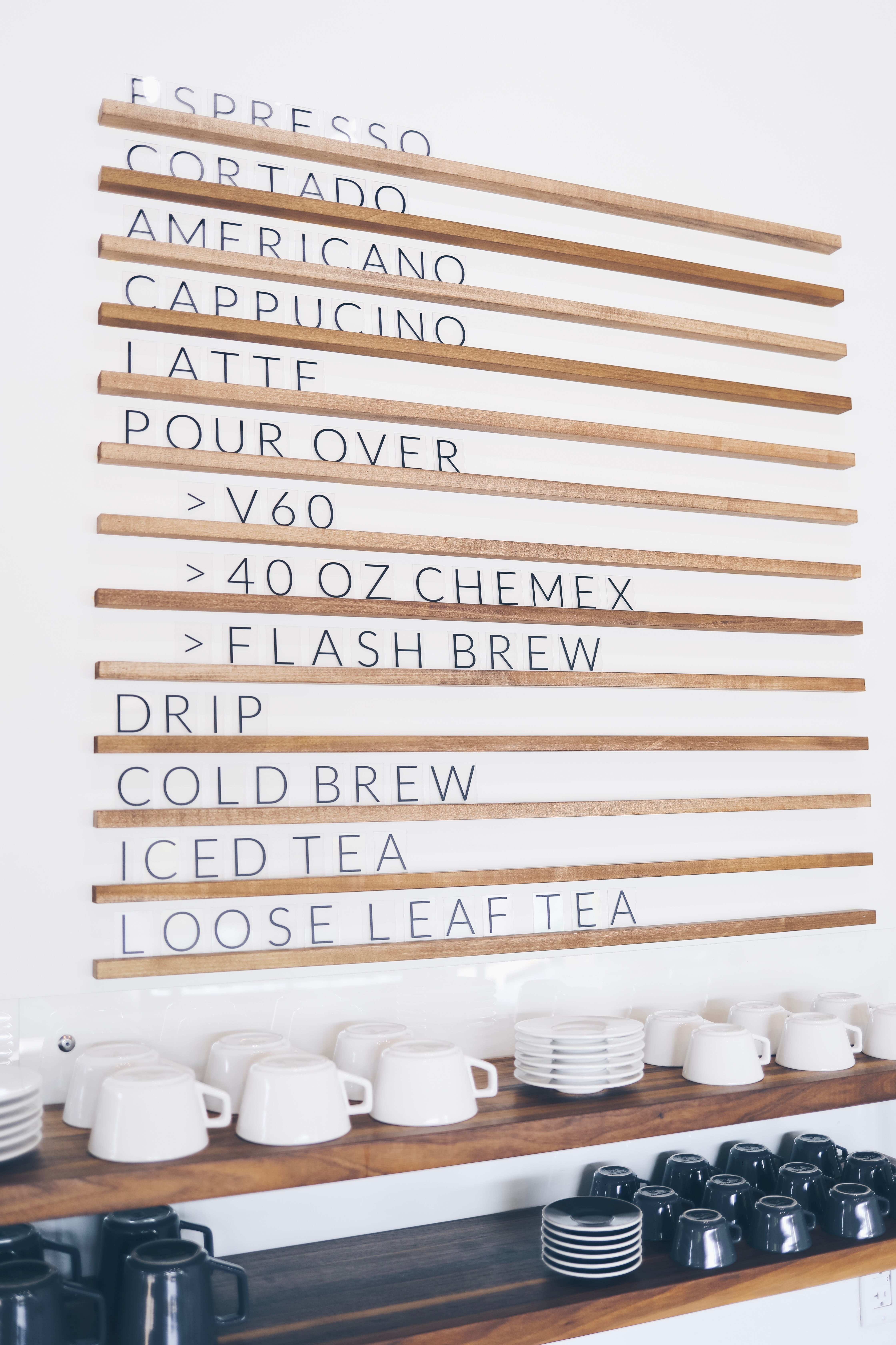menu, beside, minimalism, farmers branch, minimal, brown, sets, dinnerware, paper, white, cup, black, mug, striped, no people, indoors, 4319 alpha rd, wood - material, Phone HD Wallpaper