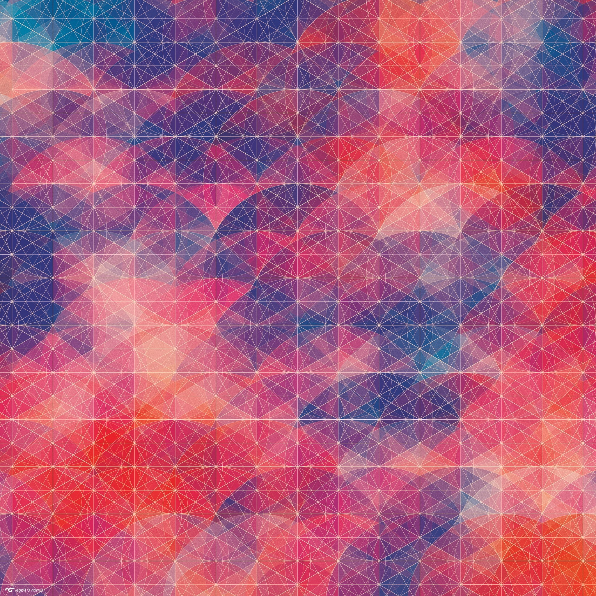 design, textured effect, abstract backgrounds, modern, art and craft, pattern, multi colored, illuminated, fashion, 1080P, backdrop, Simon C. Page, abstract, Phone HD Wallpaper