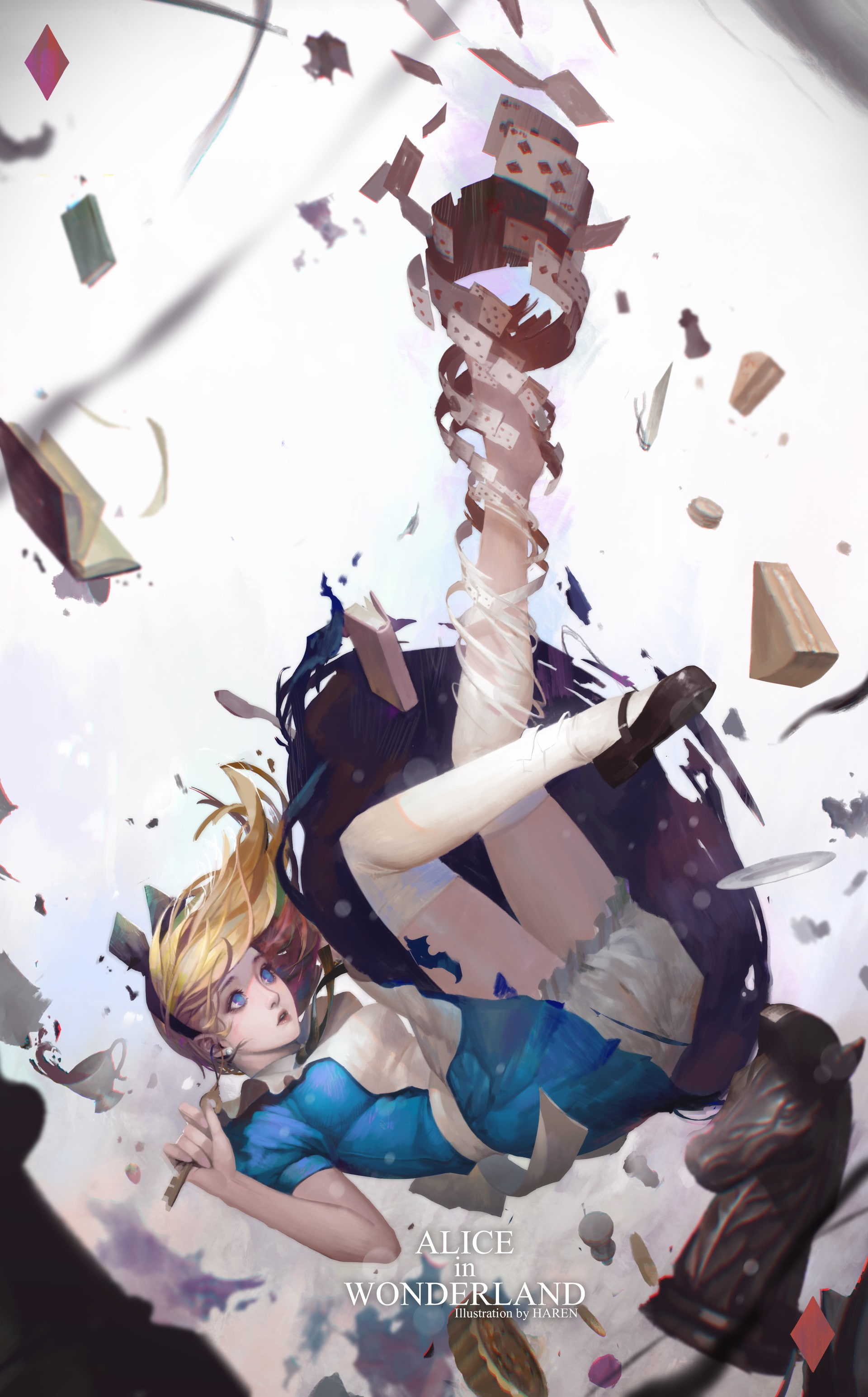 confetti, 2K, falling, chaos, fantasy art, adult, people, messy, blond hair, emotion, fun, mid-air, portrait, young adult, young women, party - social event, Phone HD Wallpaper