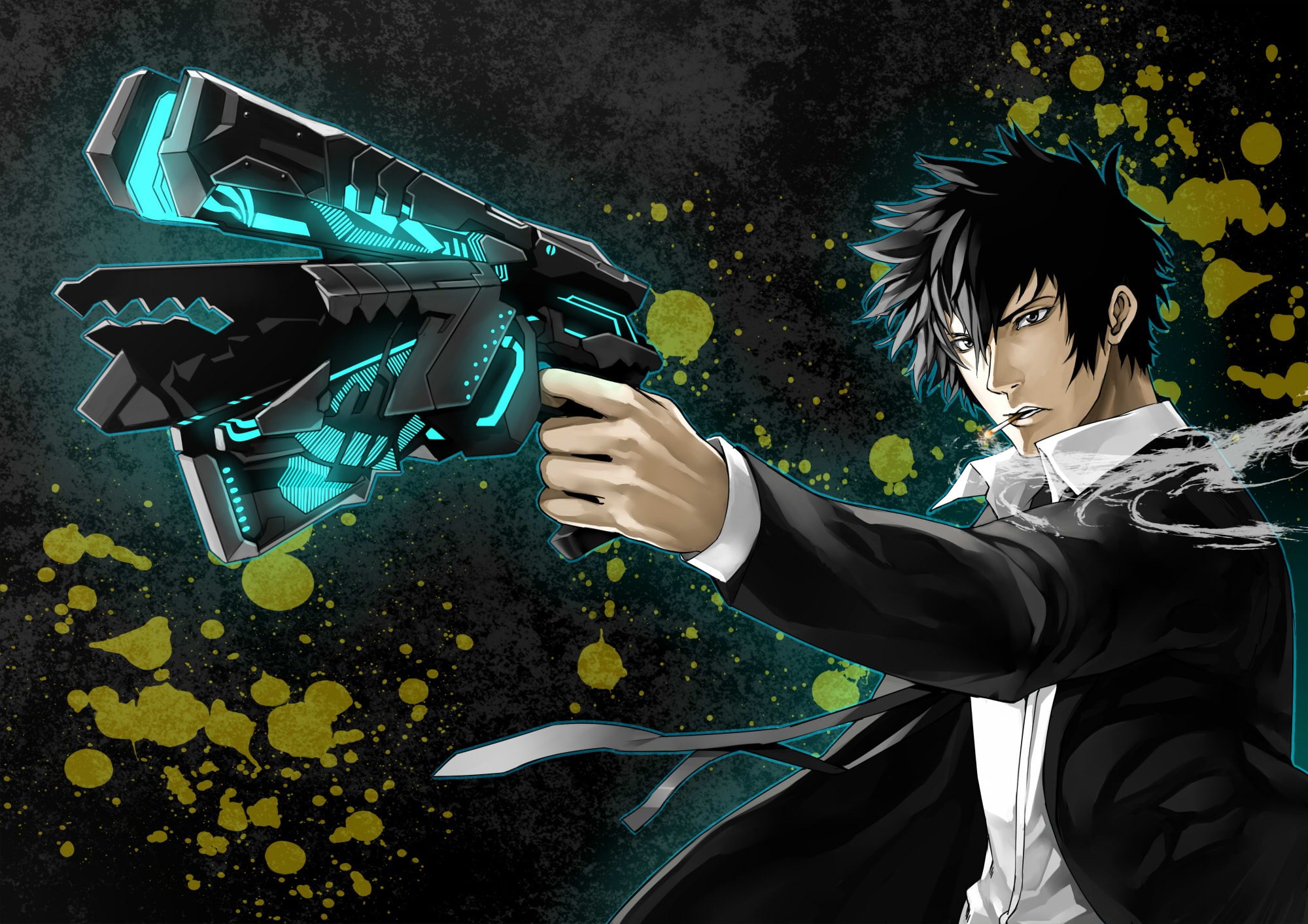 er mint, psycho pass, kougami, 1080P, shinya, HD Wallpaper