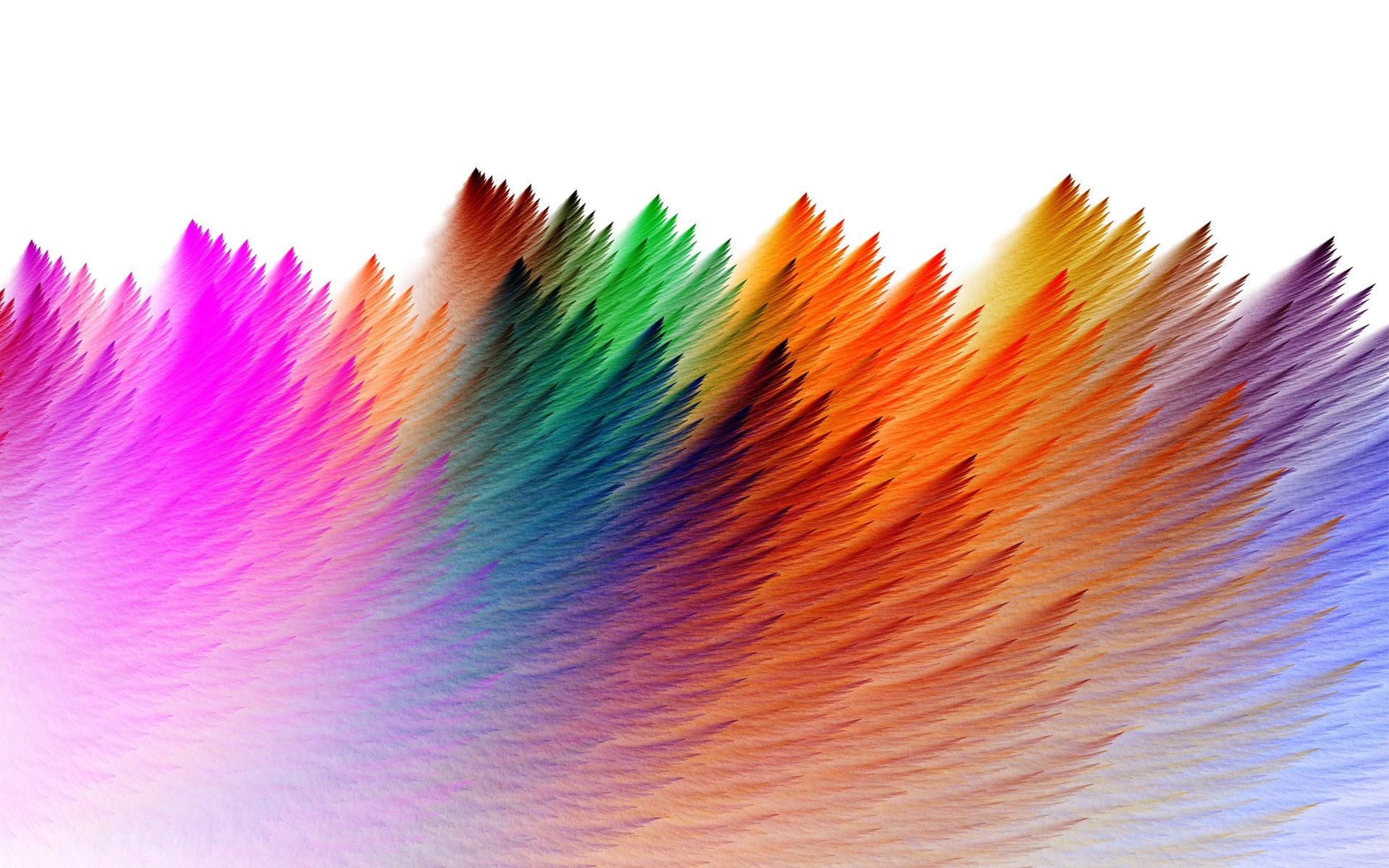 close-up, art and craft, brush stroke, backgrounds, vibrant color, colorful, blue, variation, pink color, pattern, purple, rainbow, creativity, untitled, HD Wallpaper