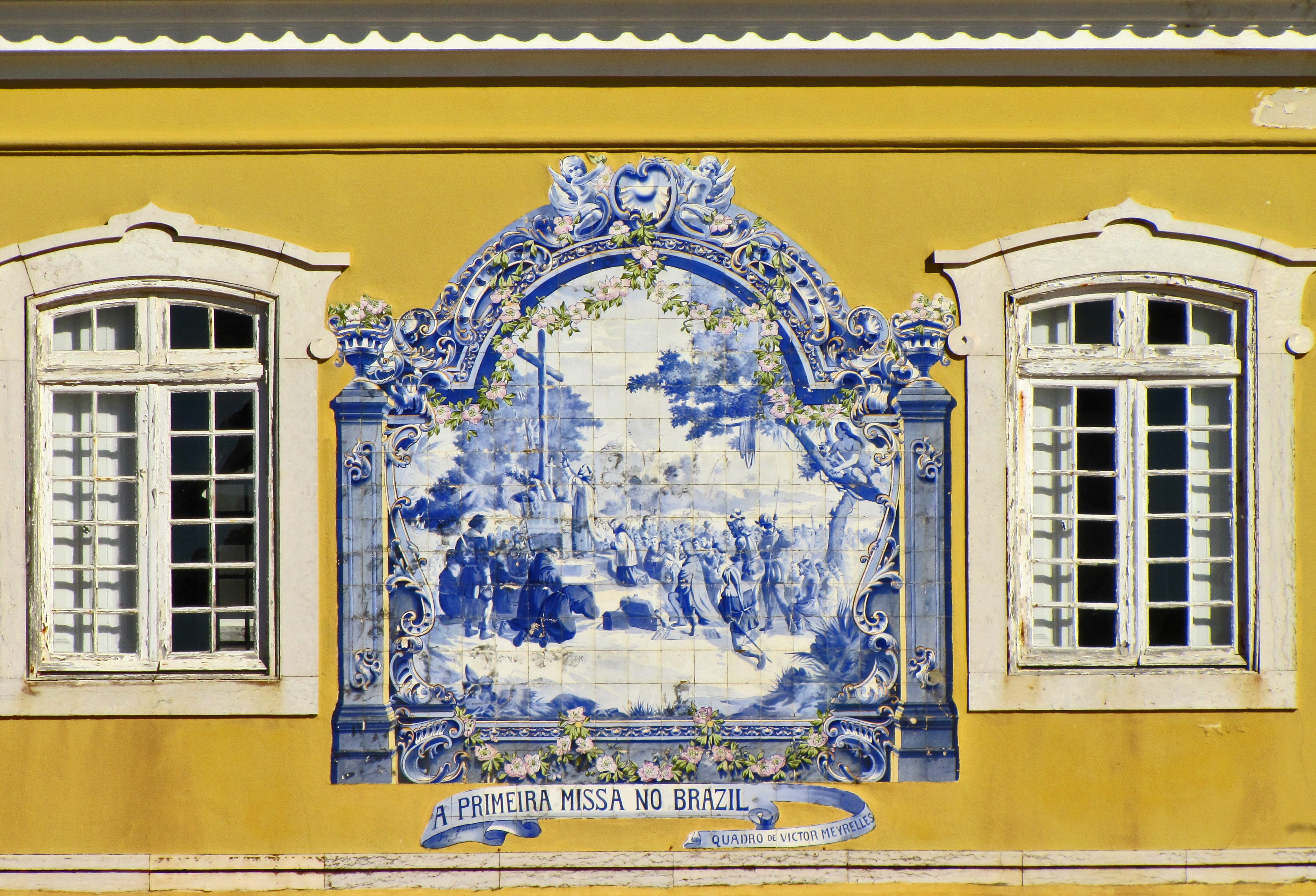 azulezhu, details, house, arch, art, estoril, wall - building feature, 4K, wall, luxury, design, building exterior, low angle view, picture, creative, HD Wallpaper