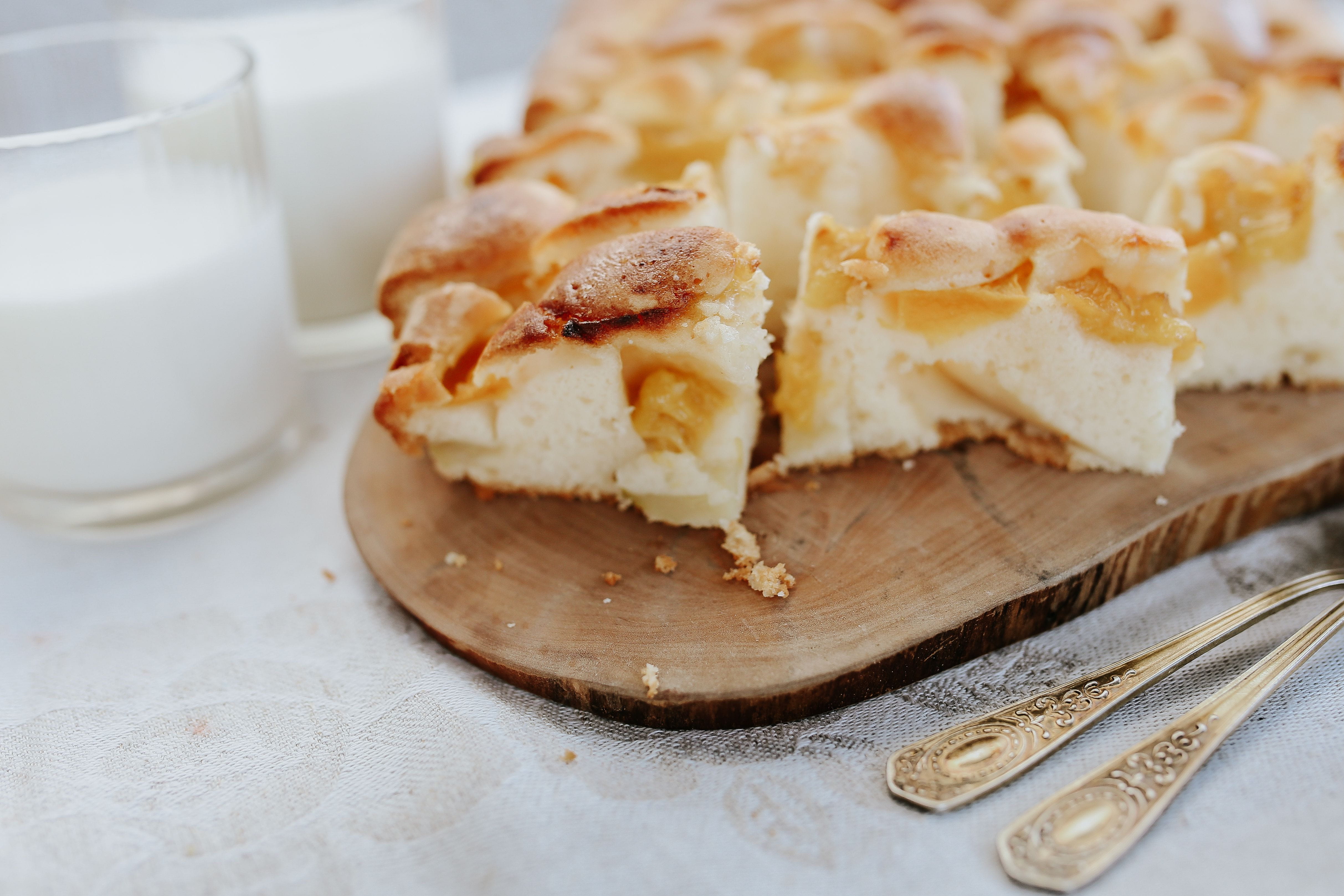 bread, bakery, dairy product, snack, sweet Food, temptation, dessert, food, freshness, milk, indoors, food And Drink, baked, table, household equipment, HD Wallpaper