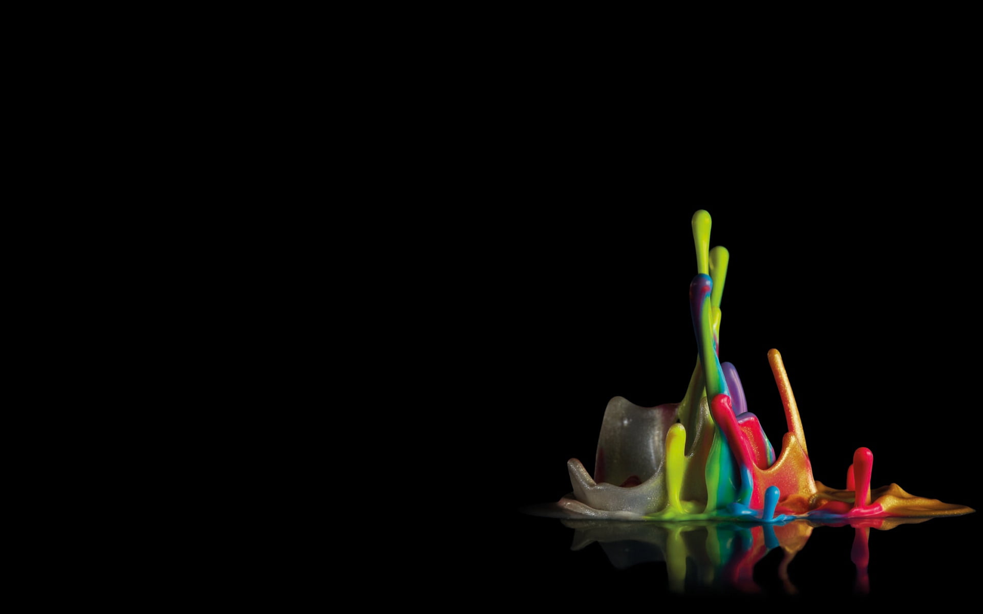 large group of objects, creativity, sweet food, close-up, freshness, multicolored, group of objects, isolated On Black, sprays, backgrounds, copy space, HD Wallpaper