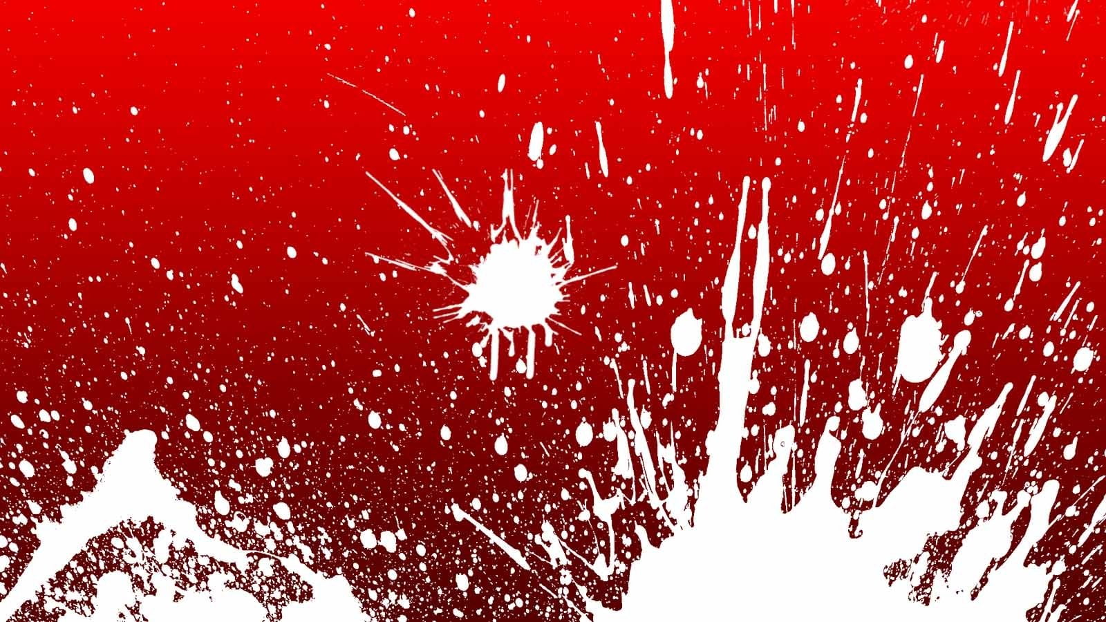 full frame, white color, paint, plant, red, pattern, cold temperature, growth, winter, snowing, outdoors, backgrounds, no people, nature, day, motion, splat, HD Wallpaper