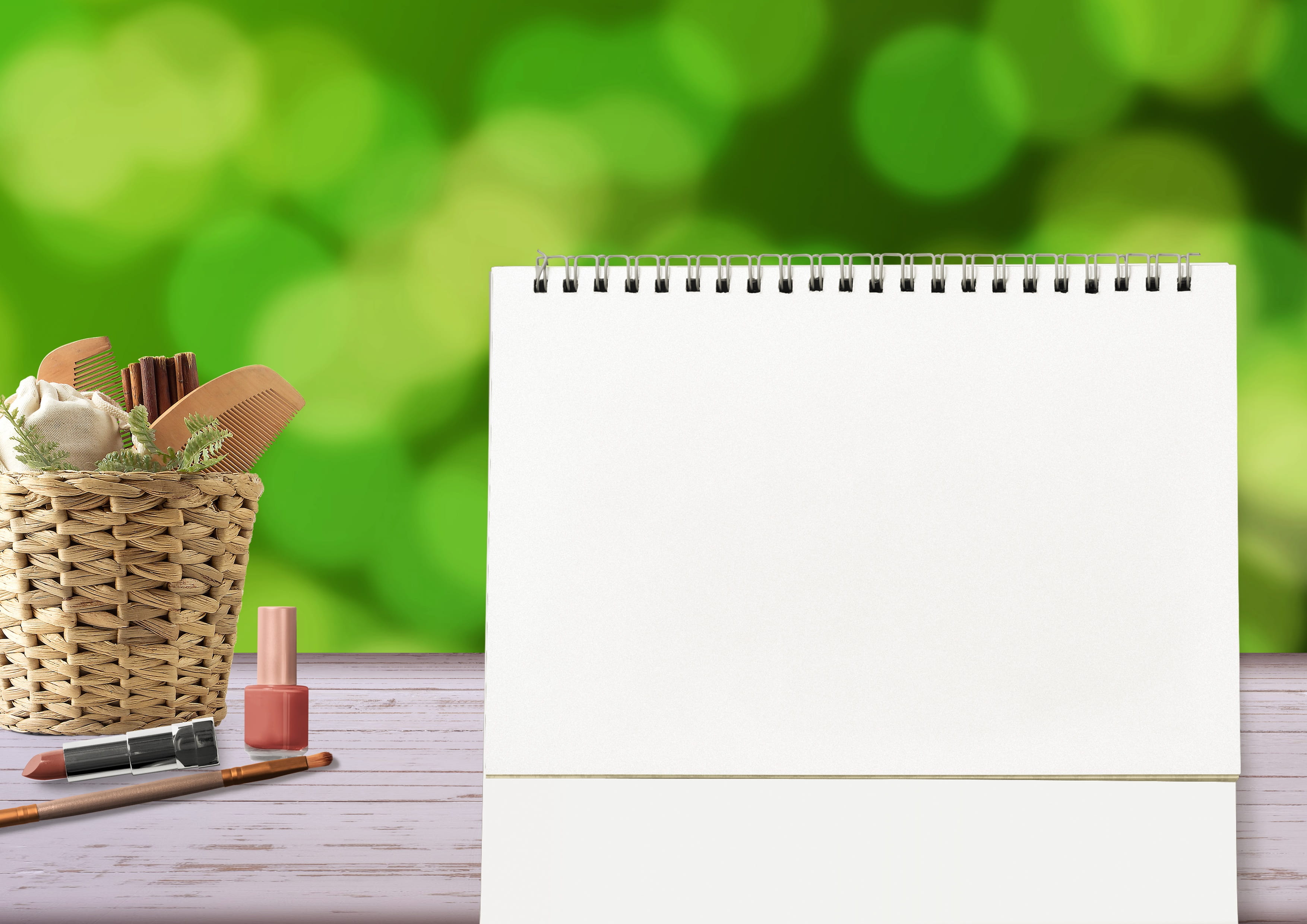 makeup, household equipment, close-up, healthy eating, natural cosmetics, care, outdoors, beautify, food, green color, communication, present, template, HD Wallpaper