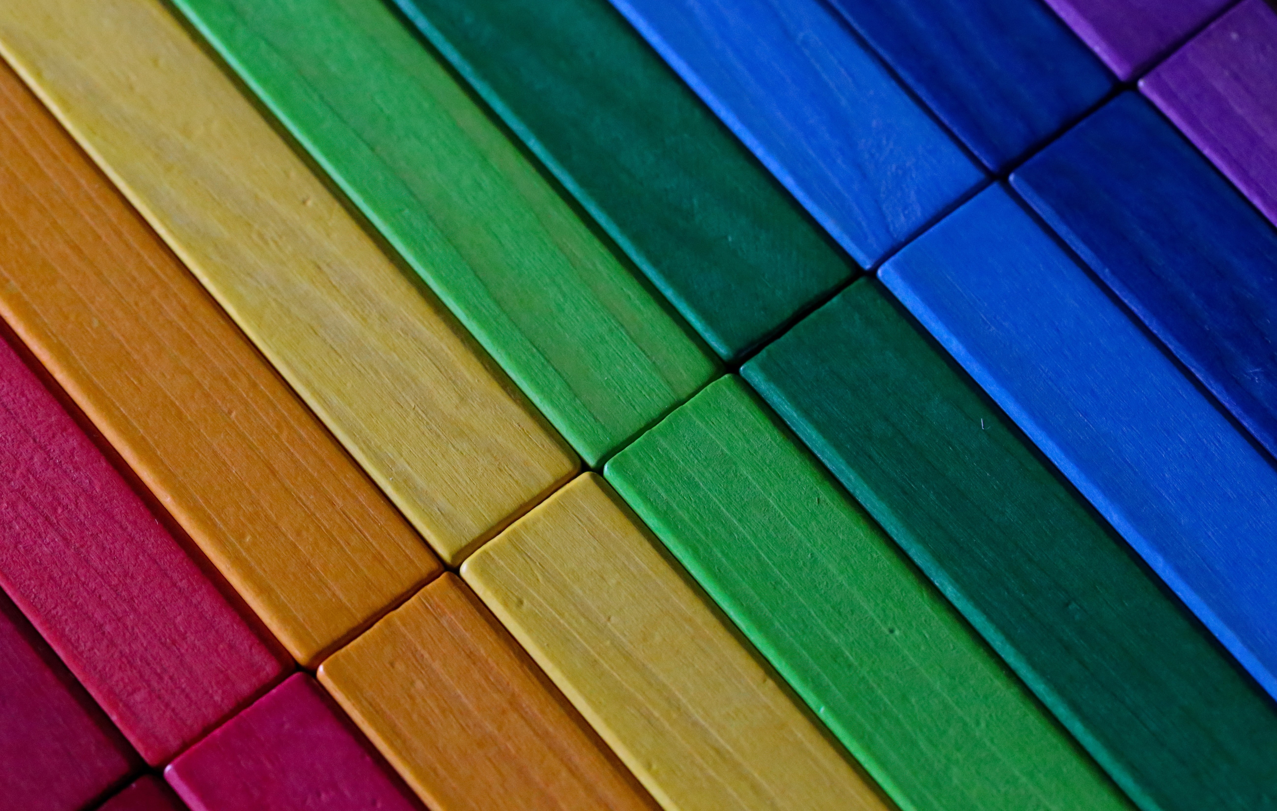 multi colored, Texture, close-up, variation, choice, Stripes, backgrounds, Surface, in a row, art and craft, 5K, shape, craft, block shape, color swatch, HD Wallpaper