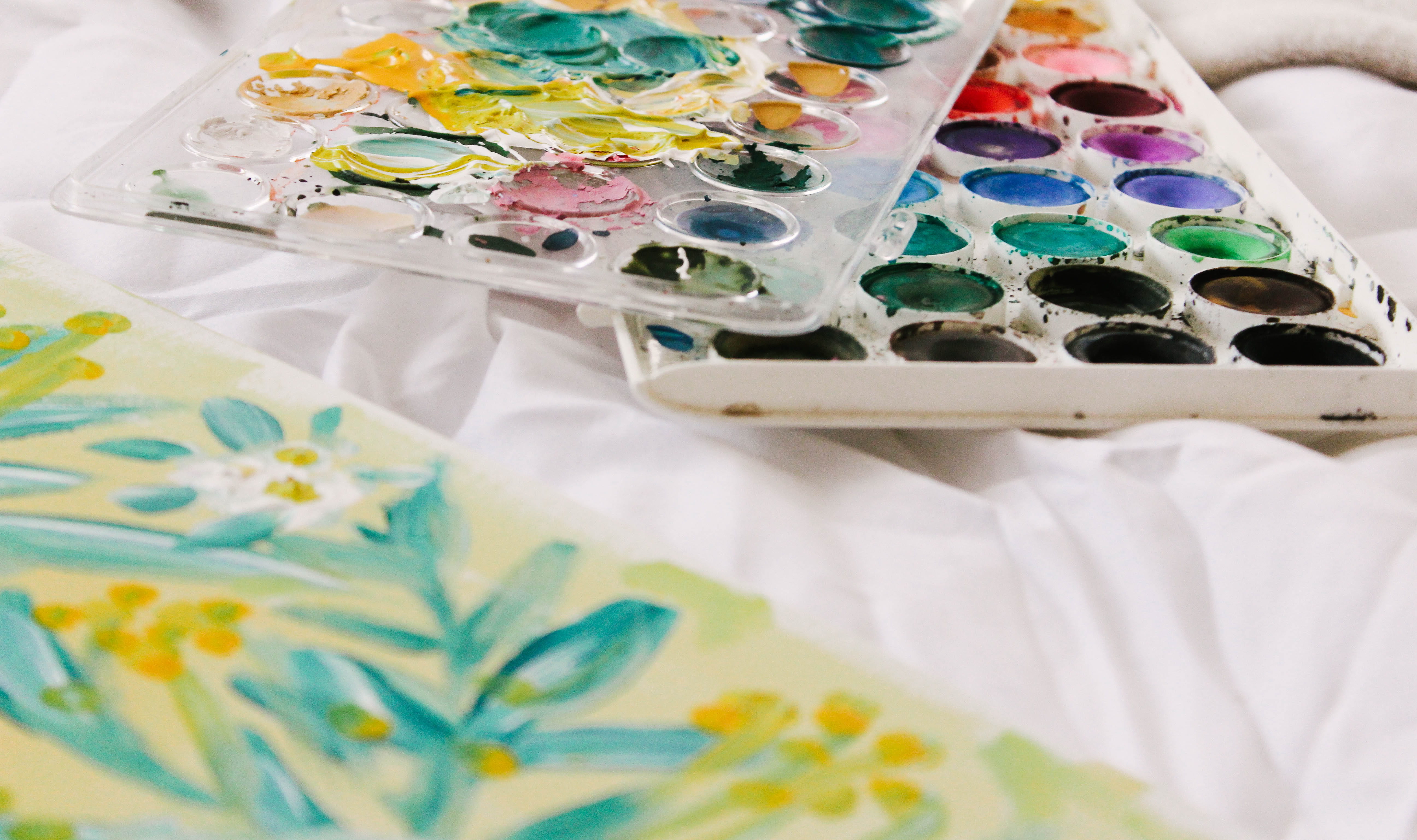 glass, color swatch, palette, watercolor, domestic room, preparation, swatch, creativity, paint, art, color, 5K, multi colored, responsibility, no people, HD Wallpaper