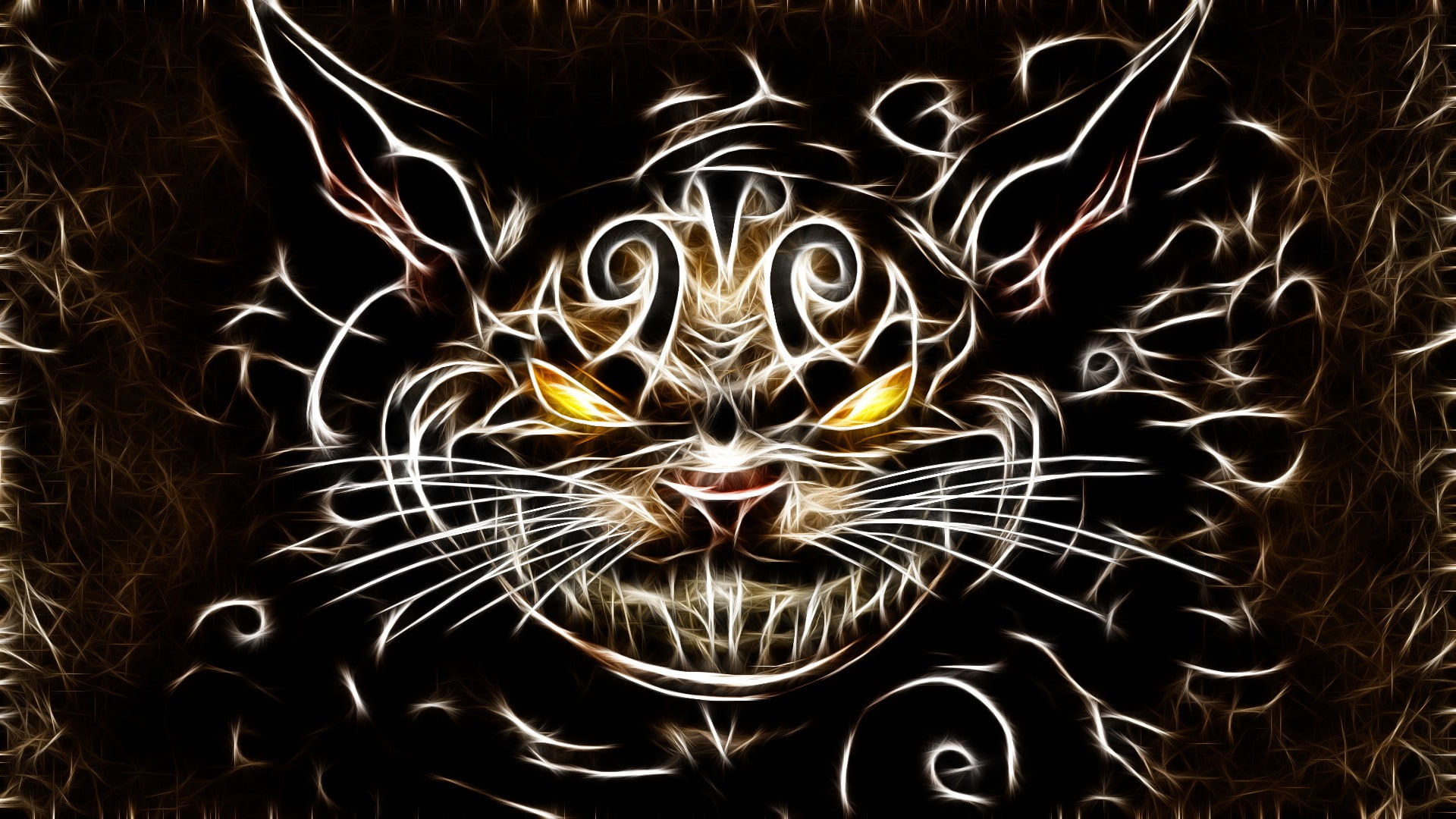 creature, 1080P, cat, Cheshire Cat, HD Wallpaper