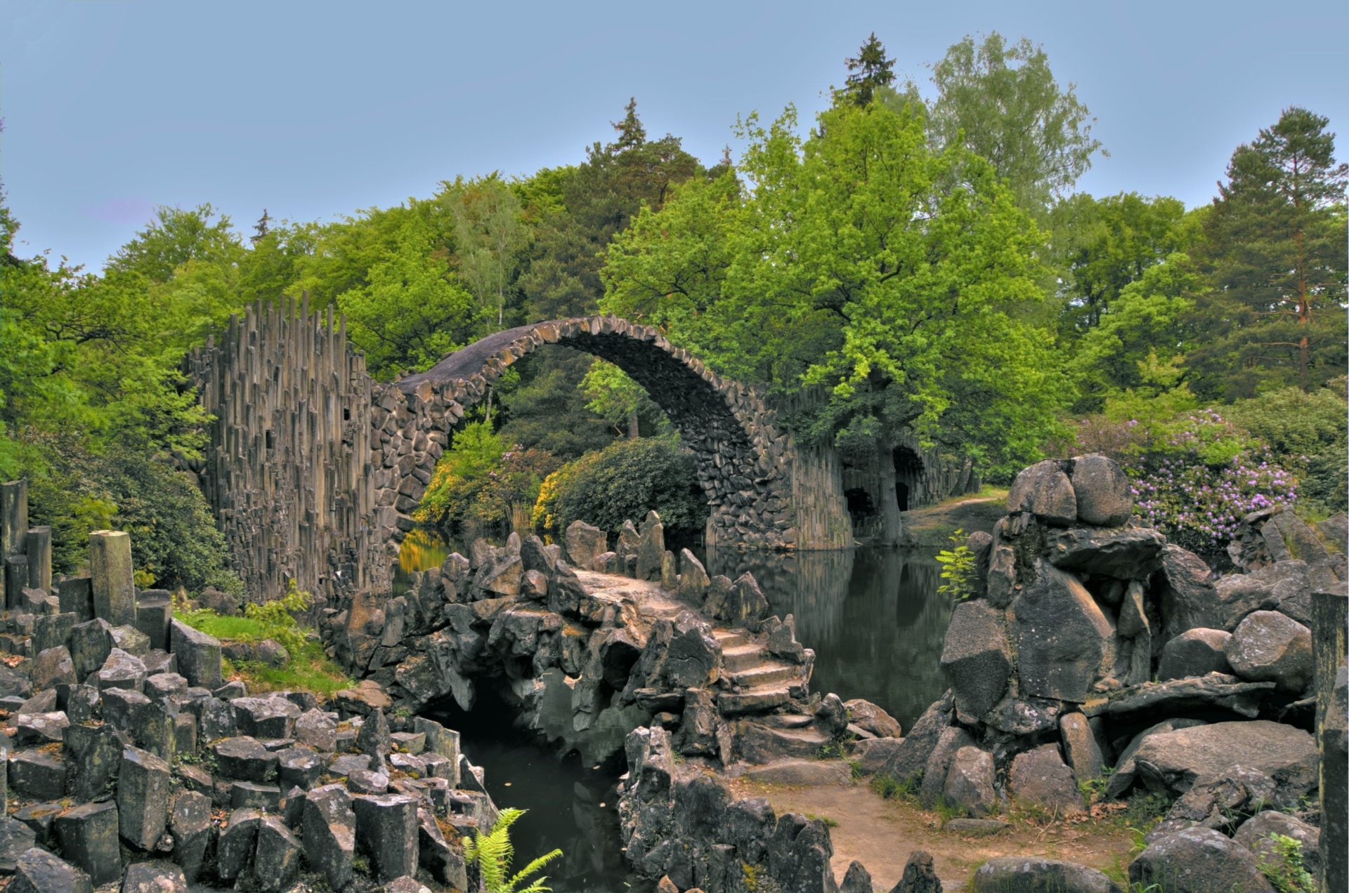 Germany, 1080P, Bridge, Man Made, Devils Bridge, HD Wallpaper